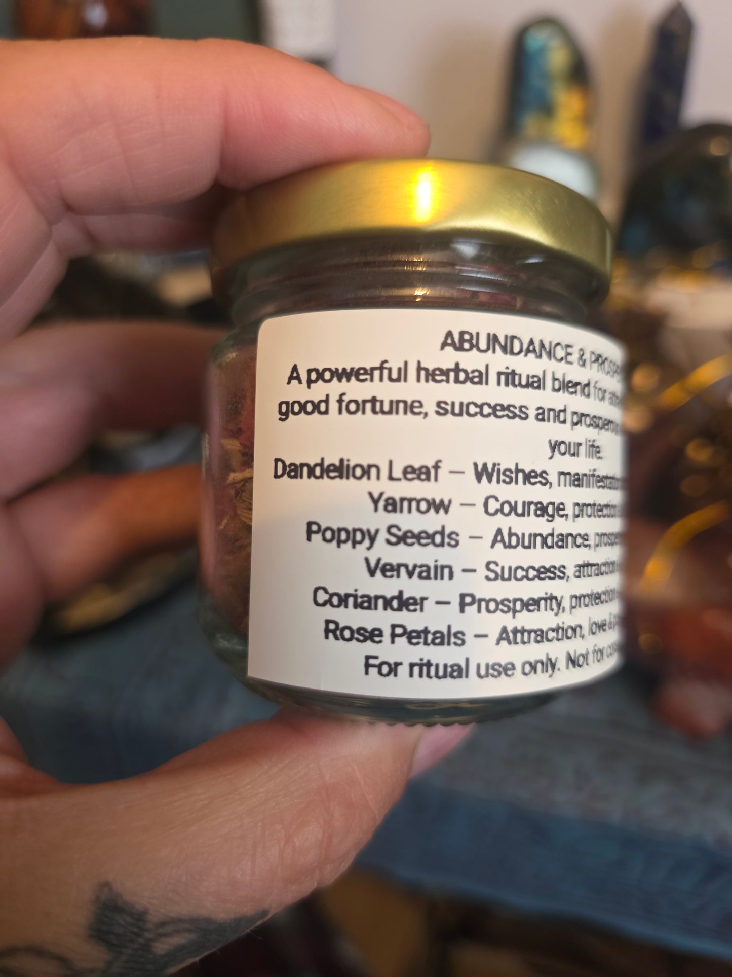 Abundance and prosperity ✨️ herbal Jar