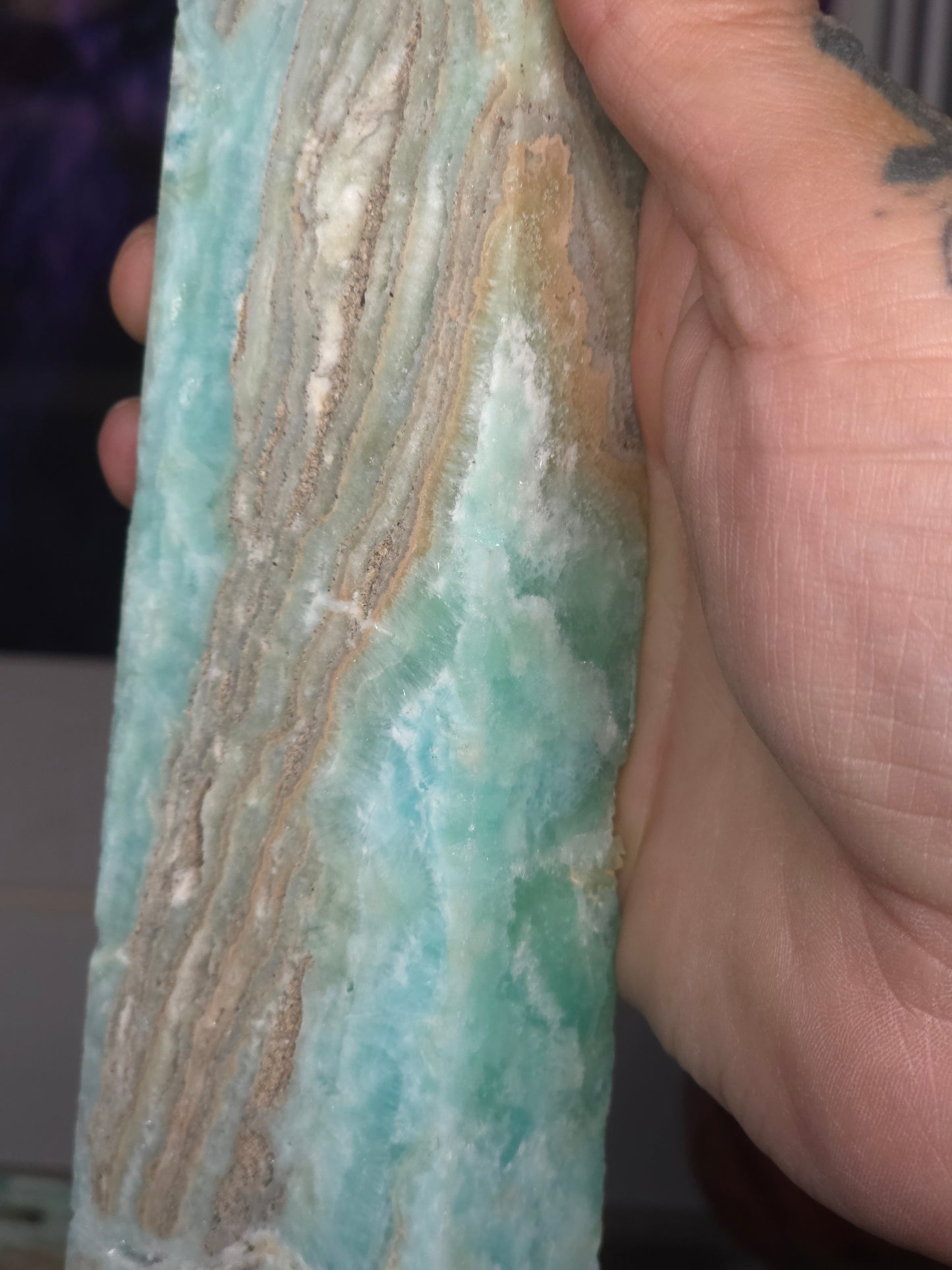 Hemimorphite tower large tall