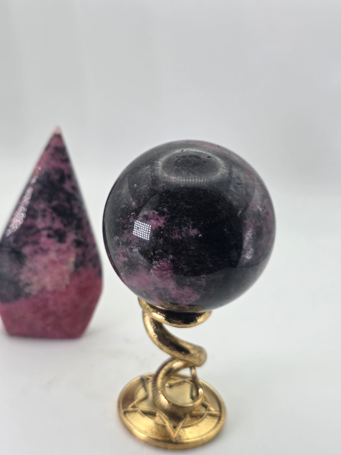 Rhodonite sphere