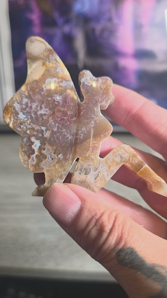 Chalcodony fairy agate Indonesia