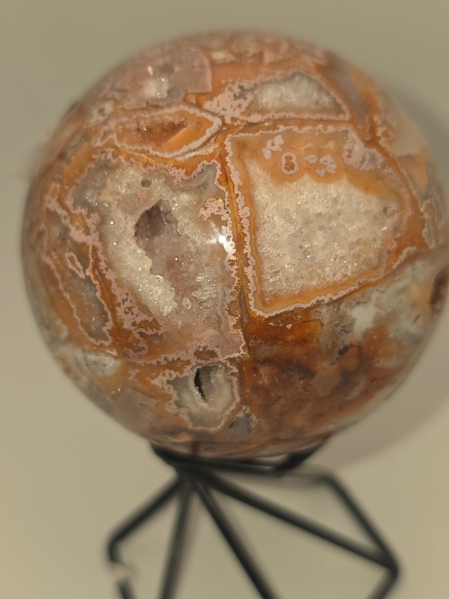 Mexican crazy lace large sphere 2