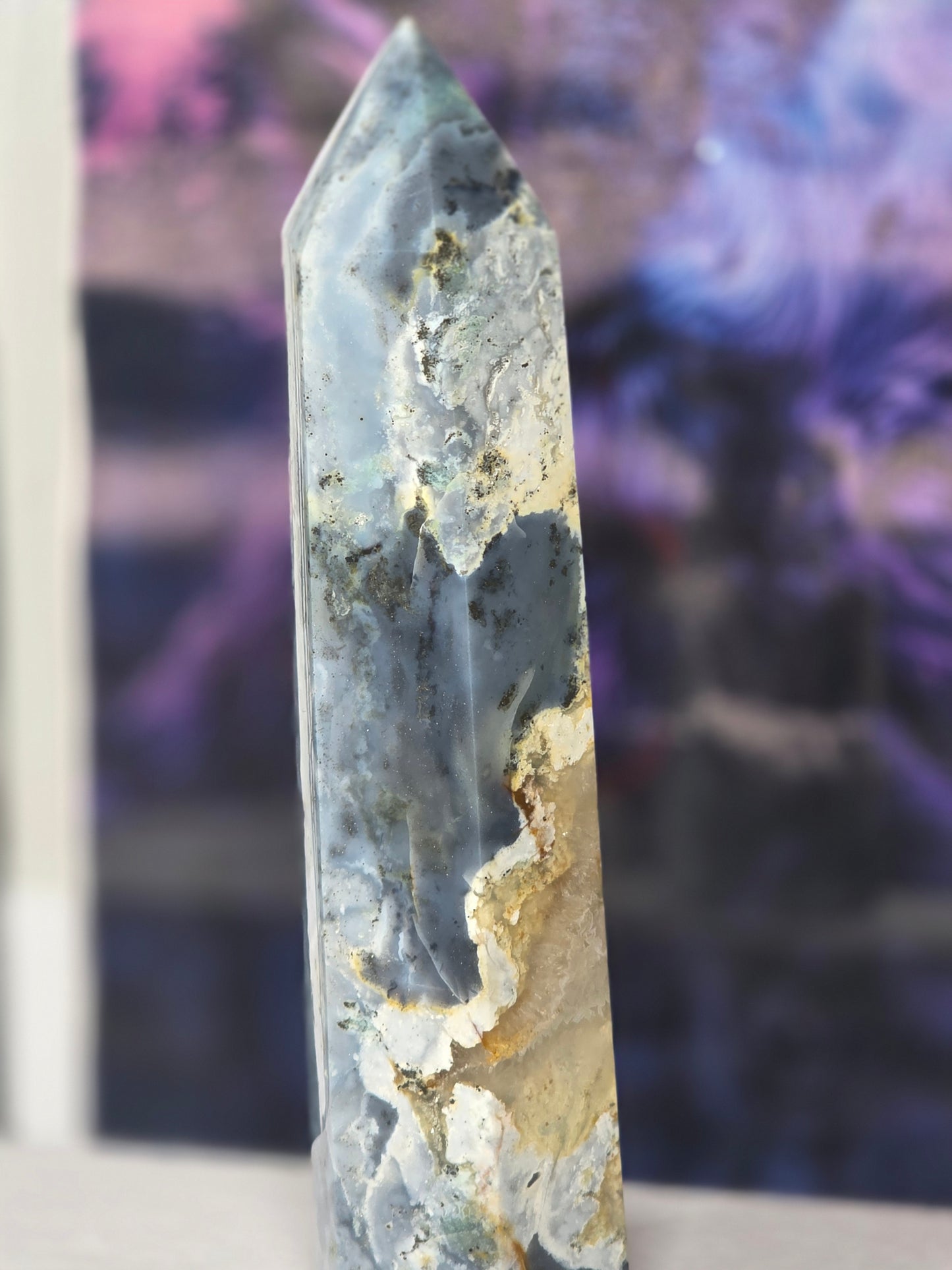 Ocean jasper 537g tower blue rare
