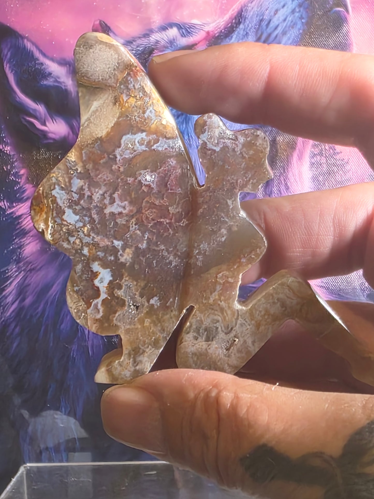 Chalcodony fairy agate Indonesia