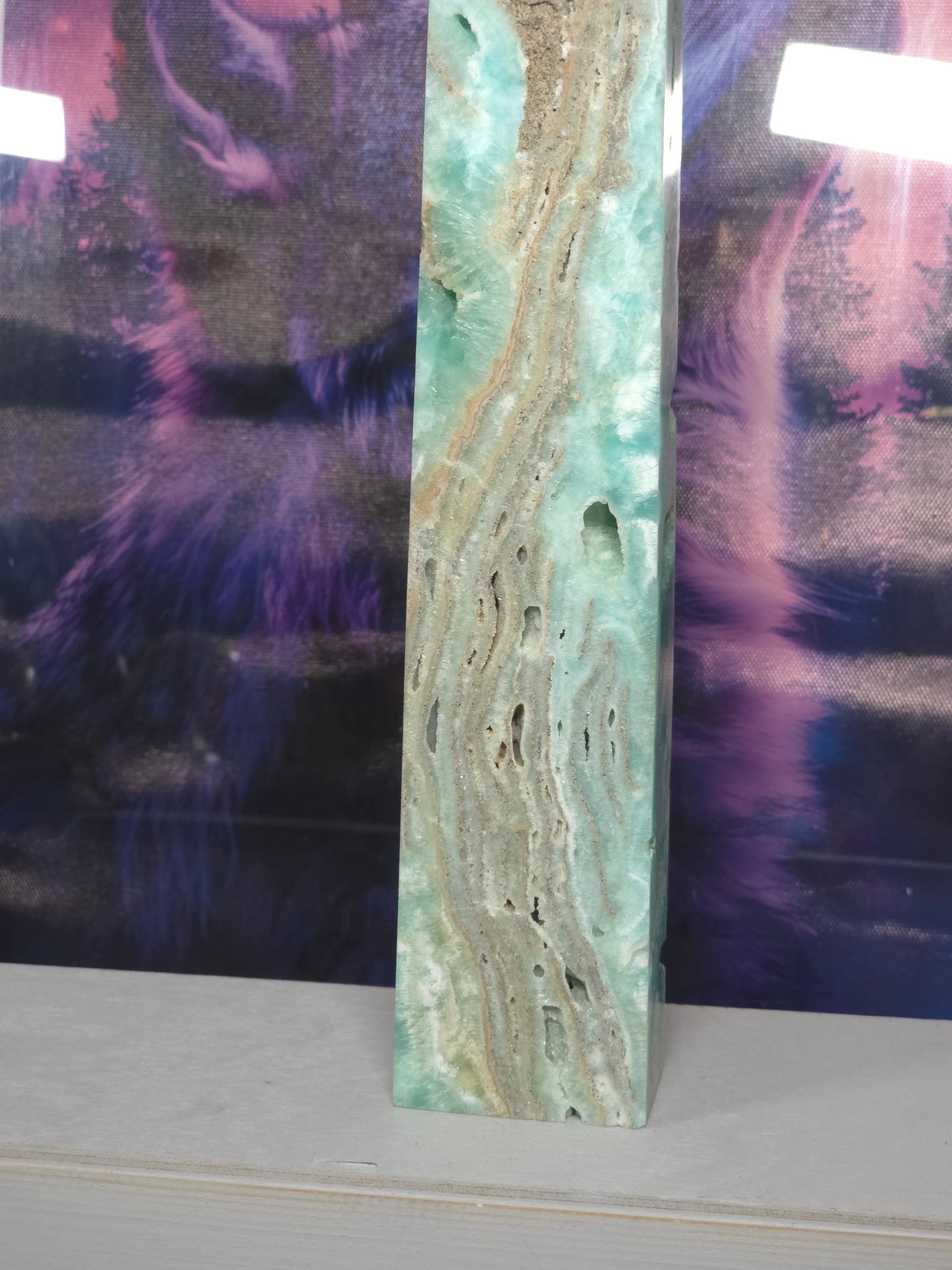 Hemimorphite tower large tall