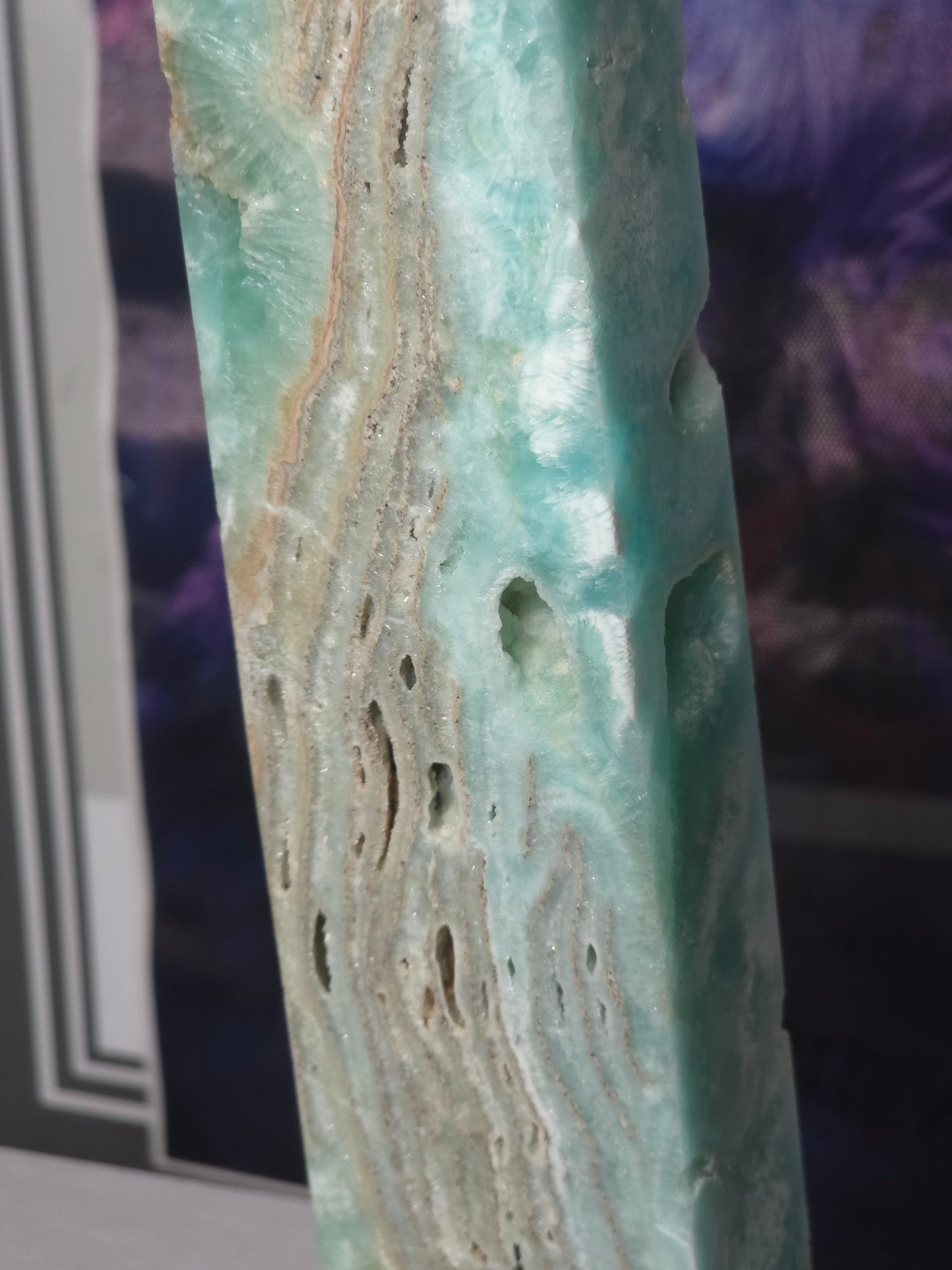Hemimorphite tower large tall