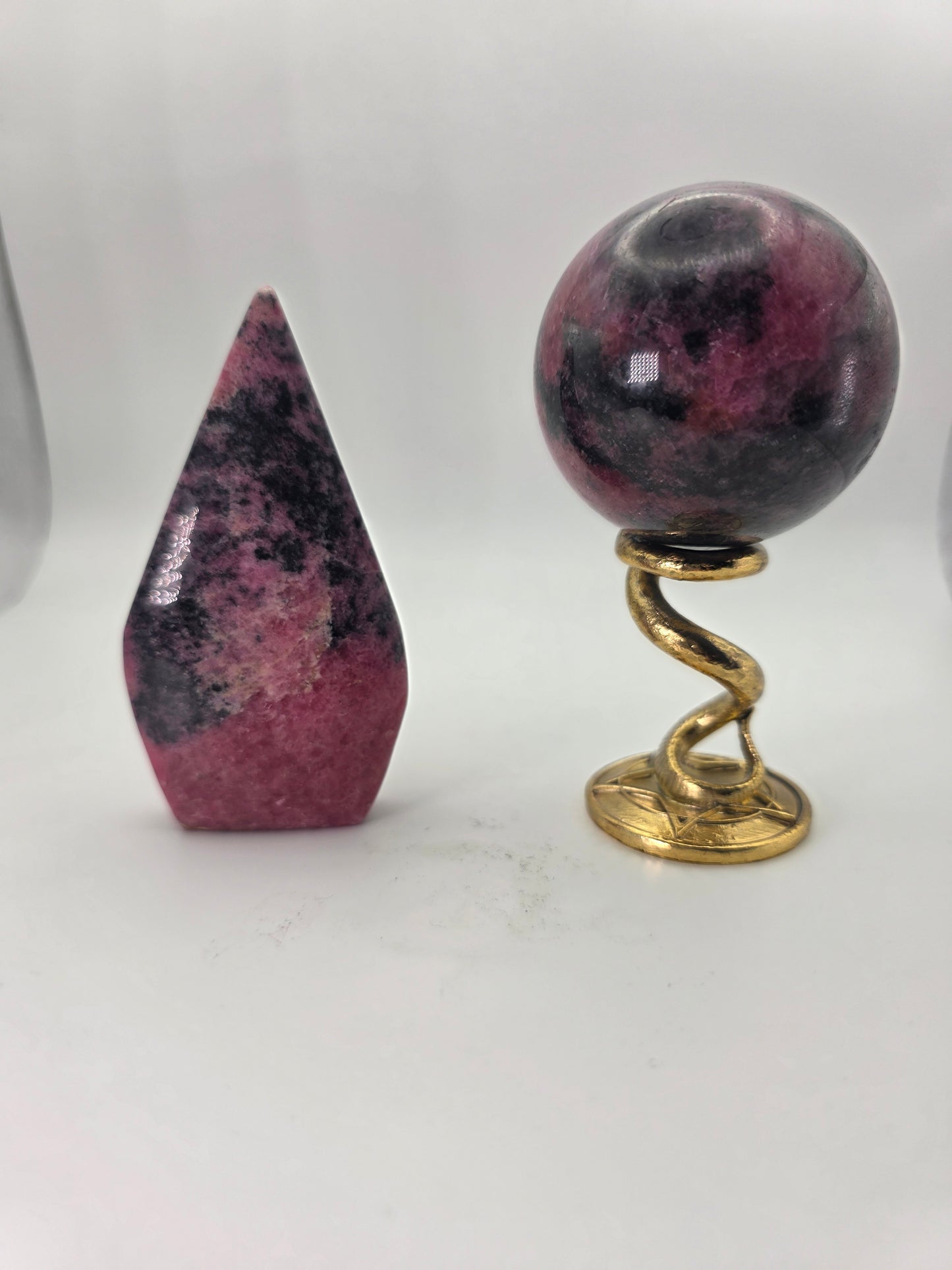 Rhodonite sphere