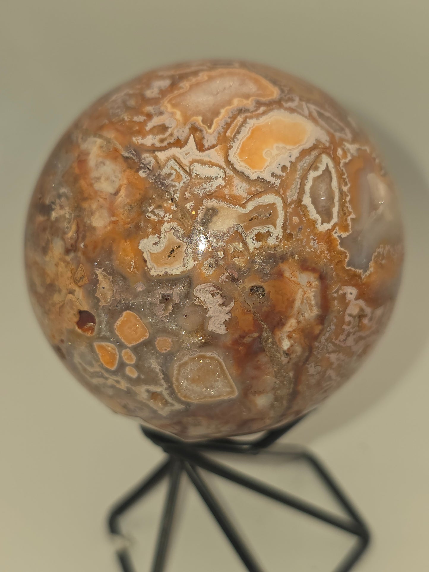 Mexican crazy lace large sphere 2