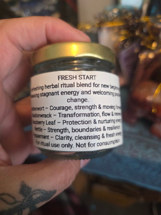 Fresh start herbal jar