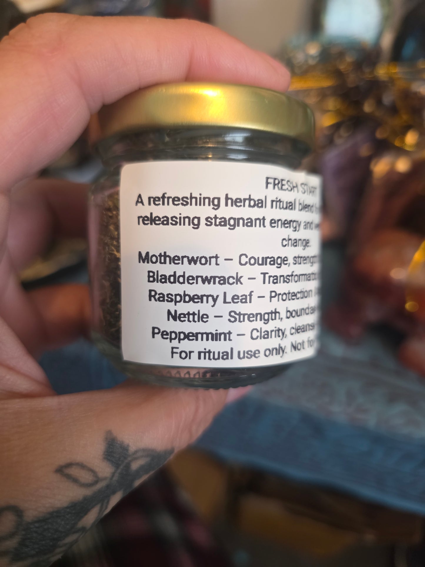 Fresh start herbal jar