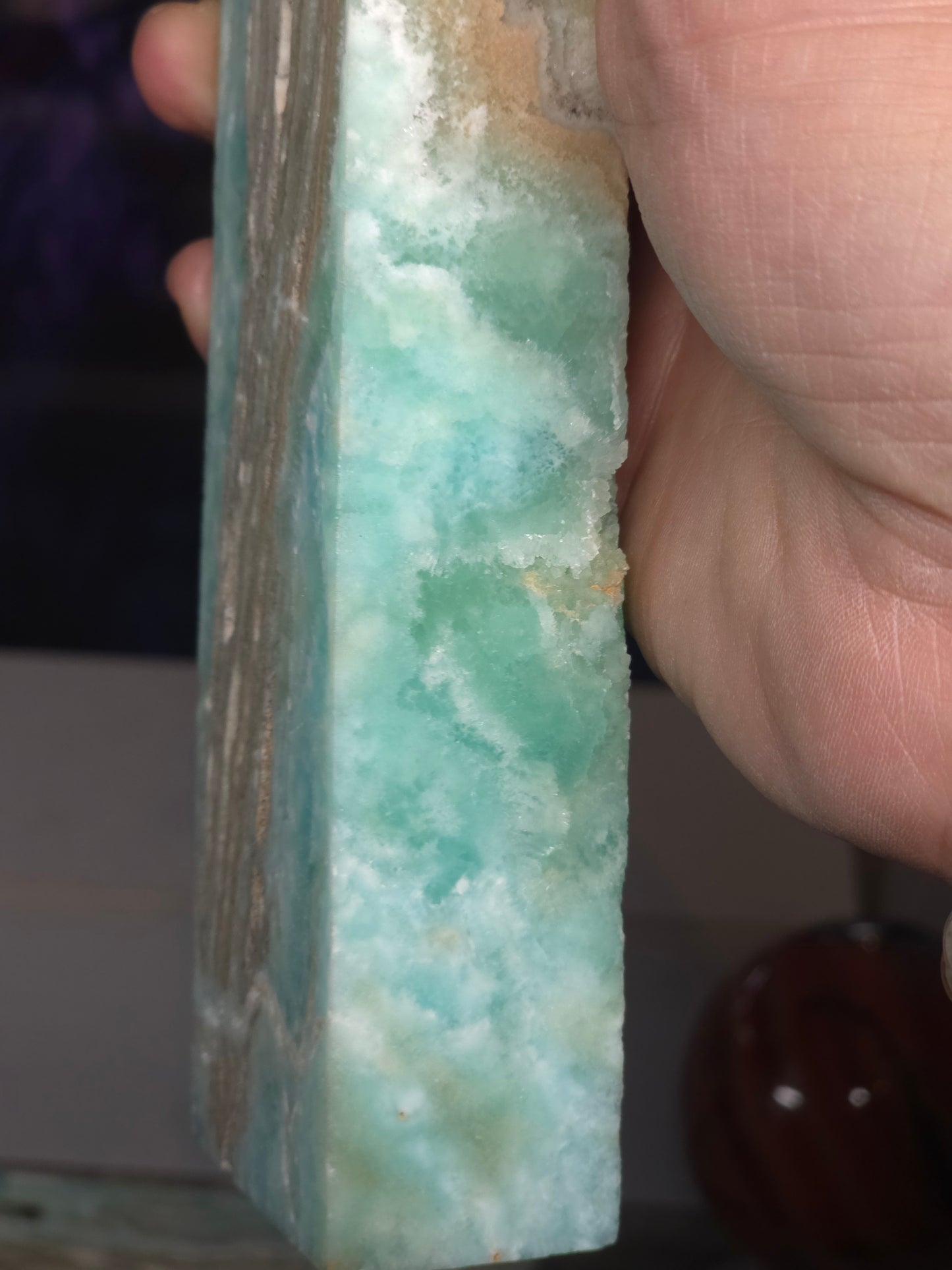 Hemimorphite tower large tall 2 789grams
