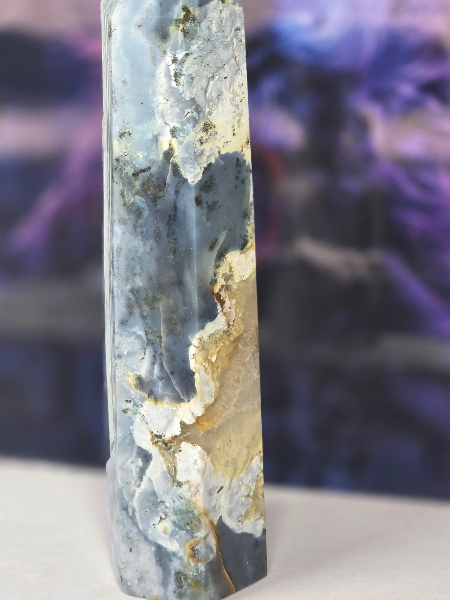 Ocean jasper 537g tower blue rare
