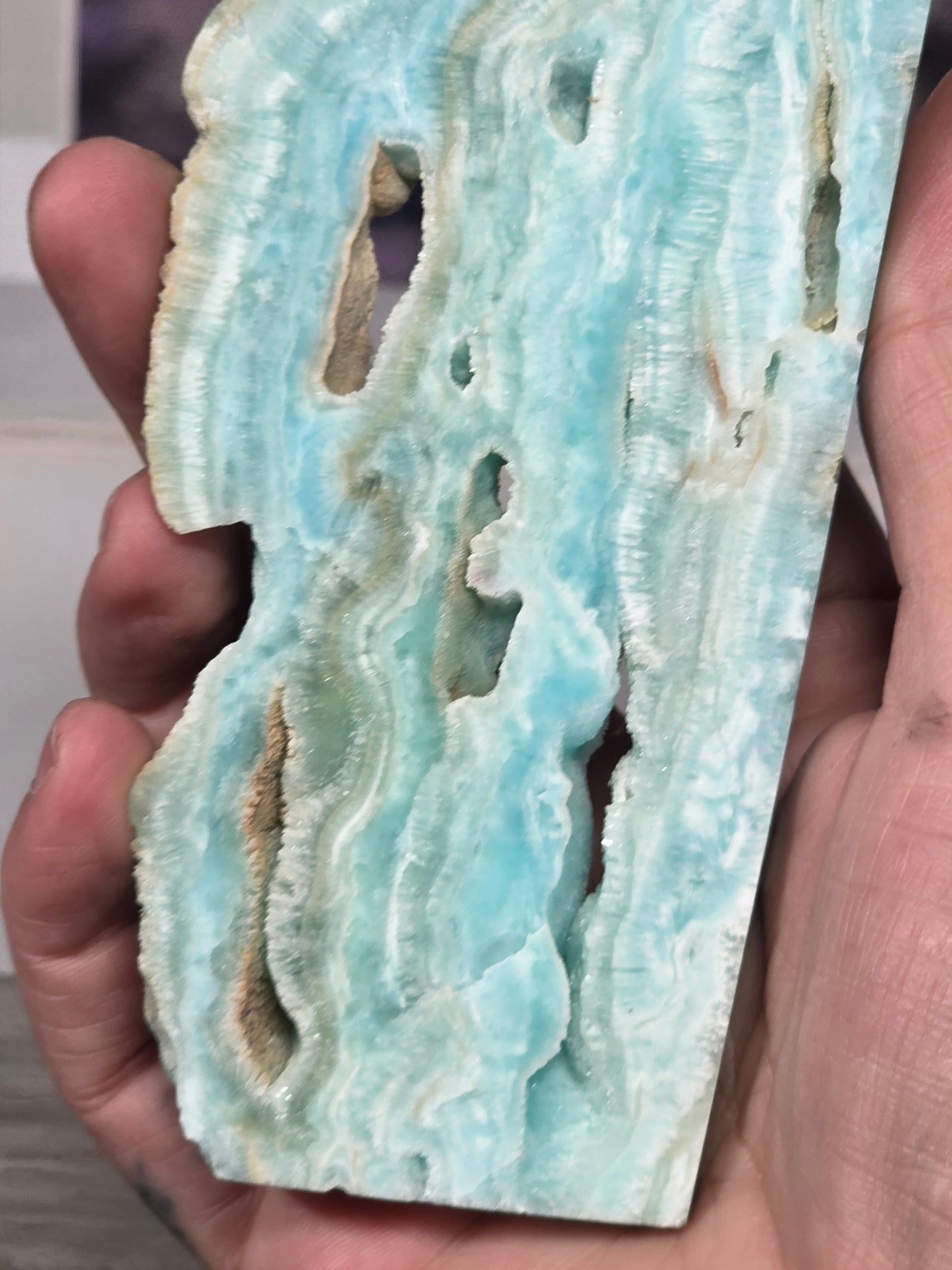 Hemimorphite slab 2