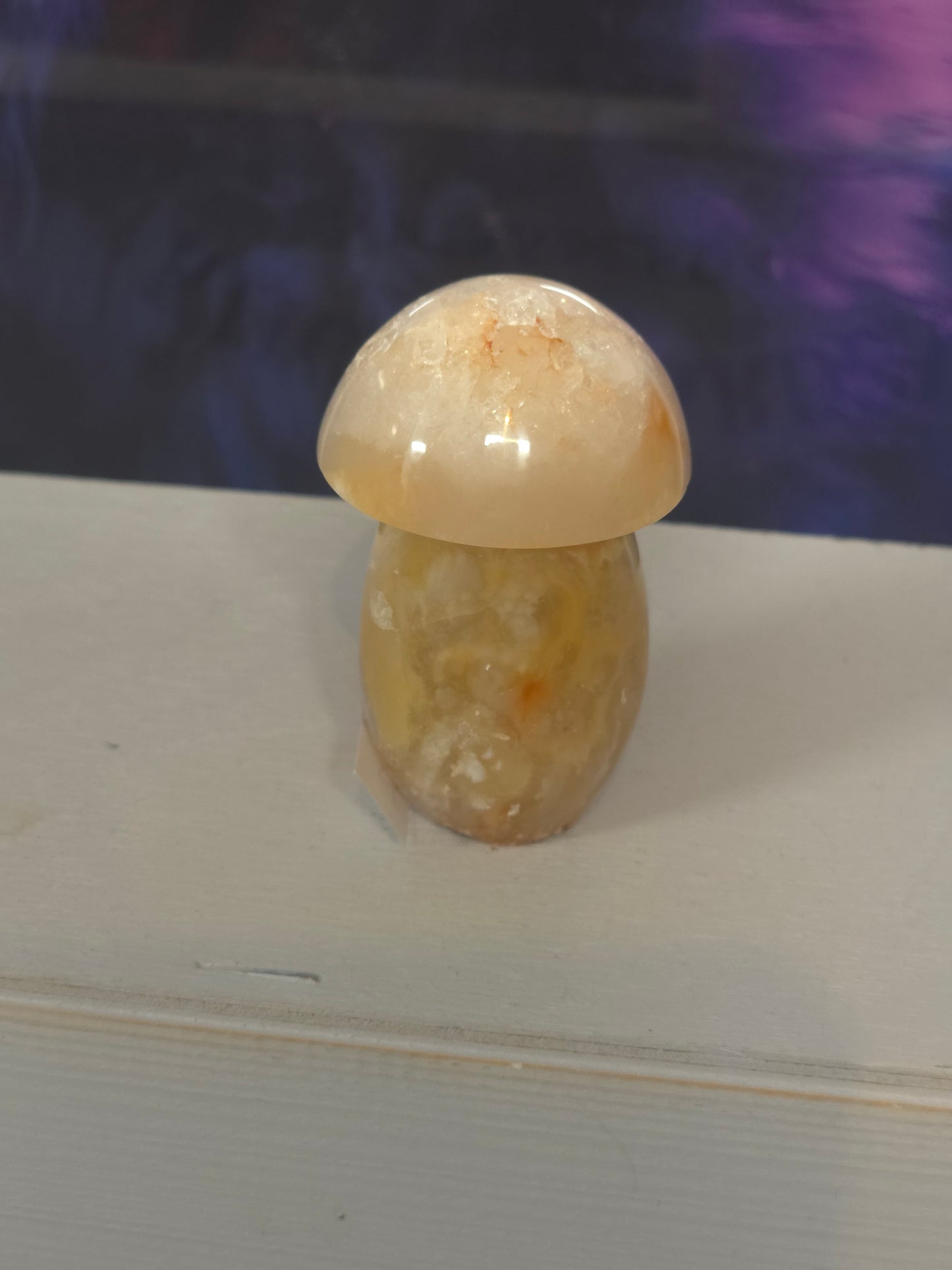 Pink carnelian mushroom Indonesia