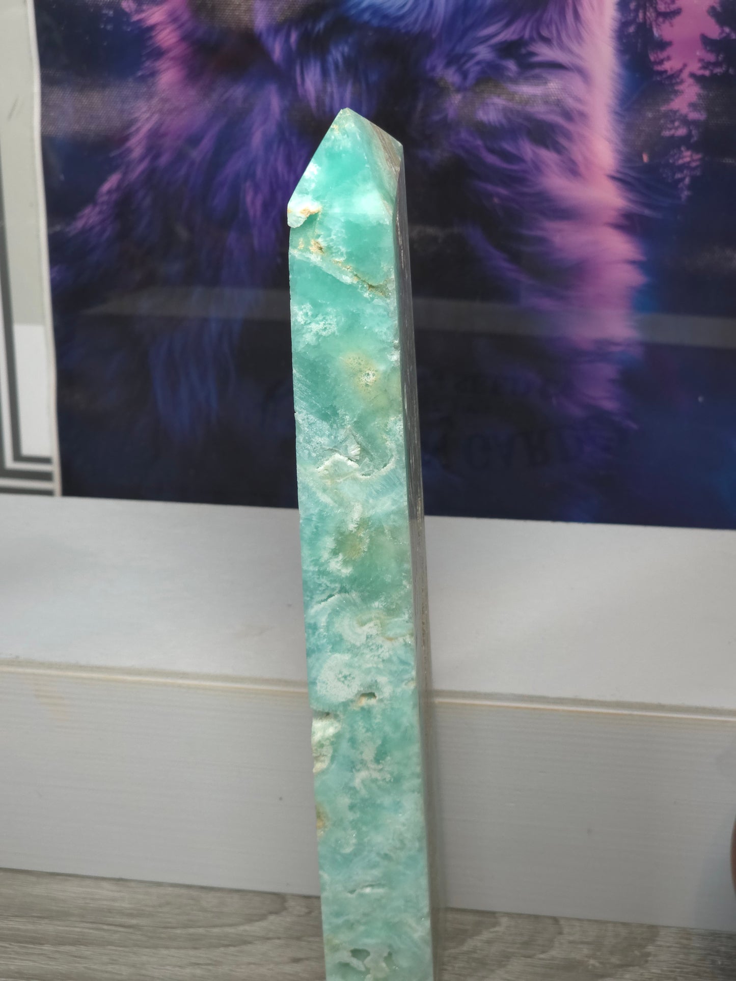 Hemimorphite tower large tall 2 789grams