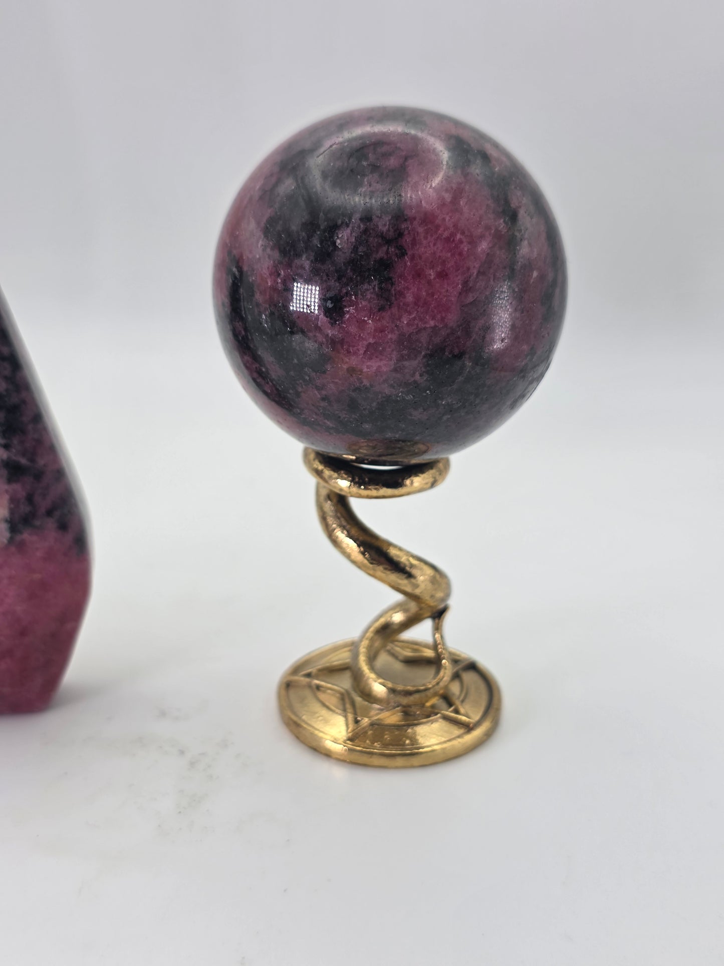 Rhodonite sphere