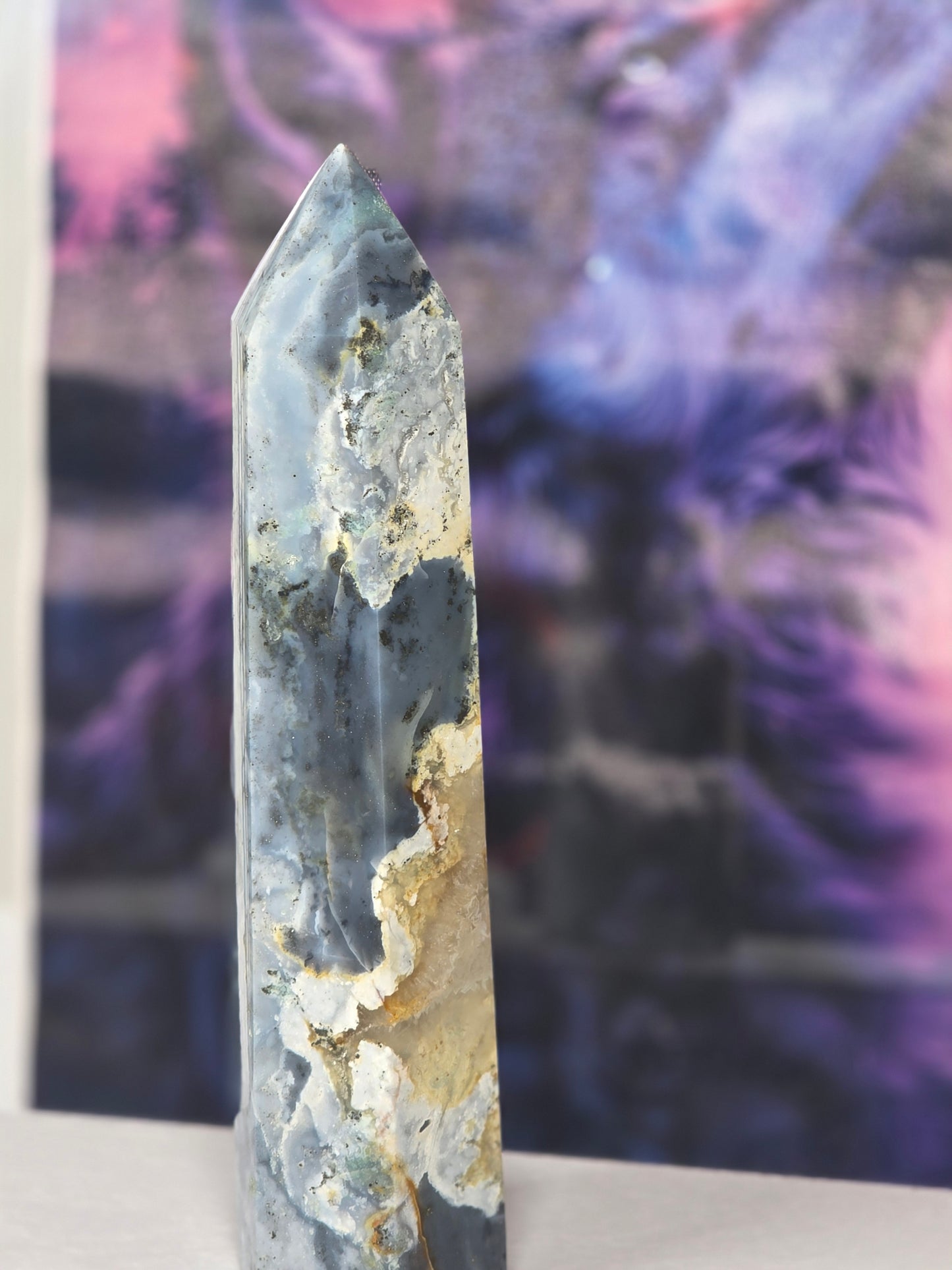 Ocean jasper 537g tower blue rare