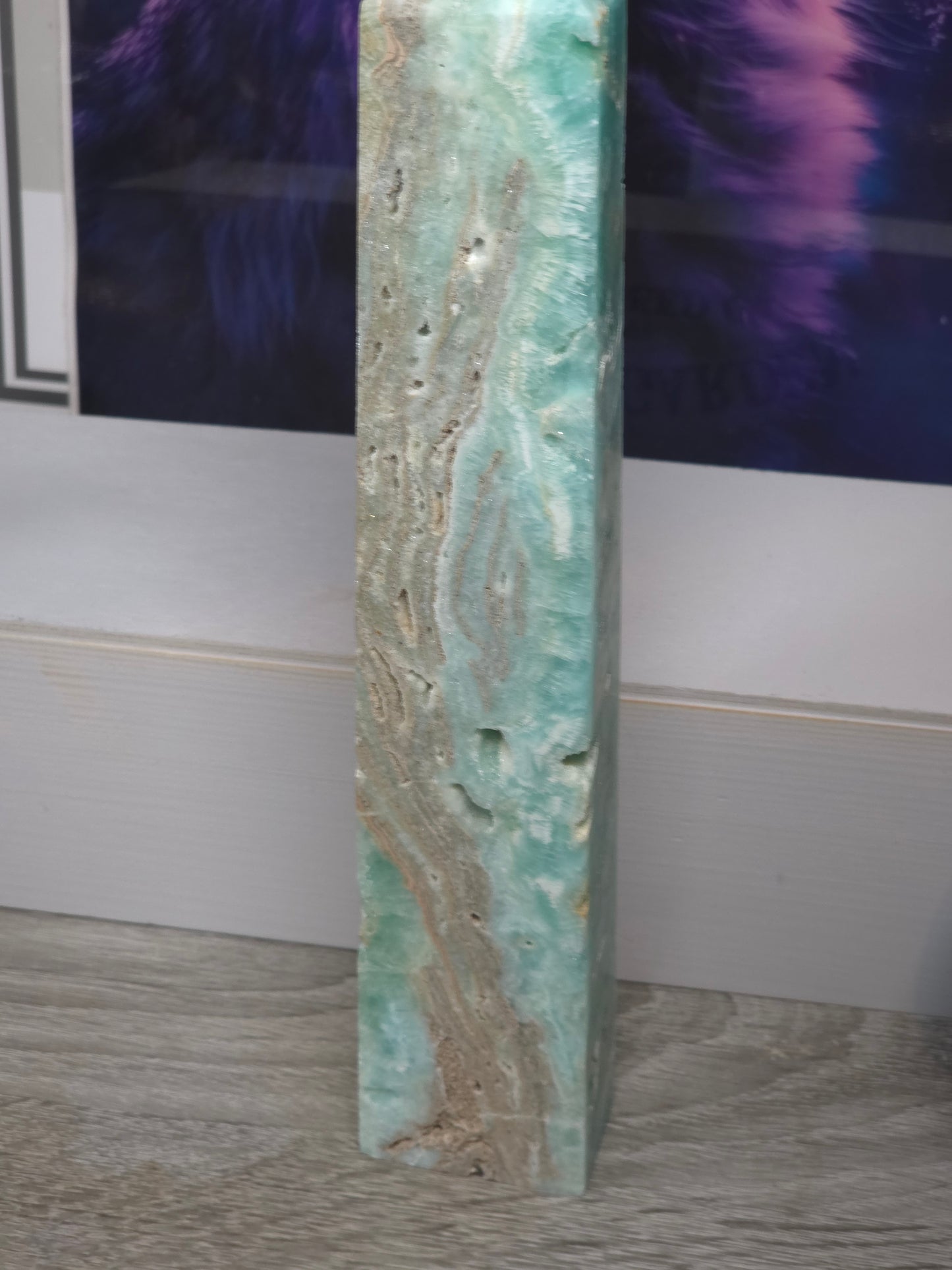 Hemimorphite tower large tall 2 789grams