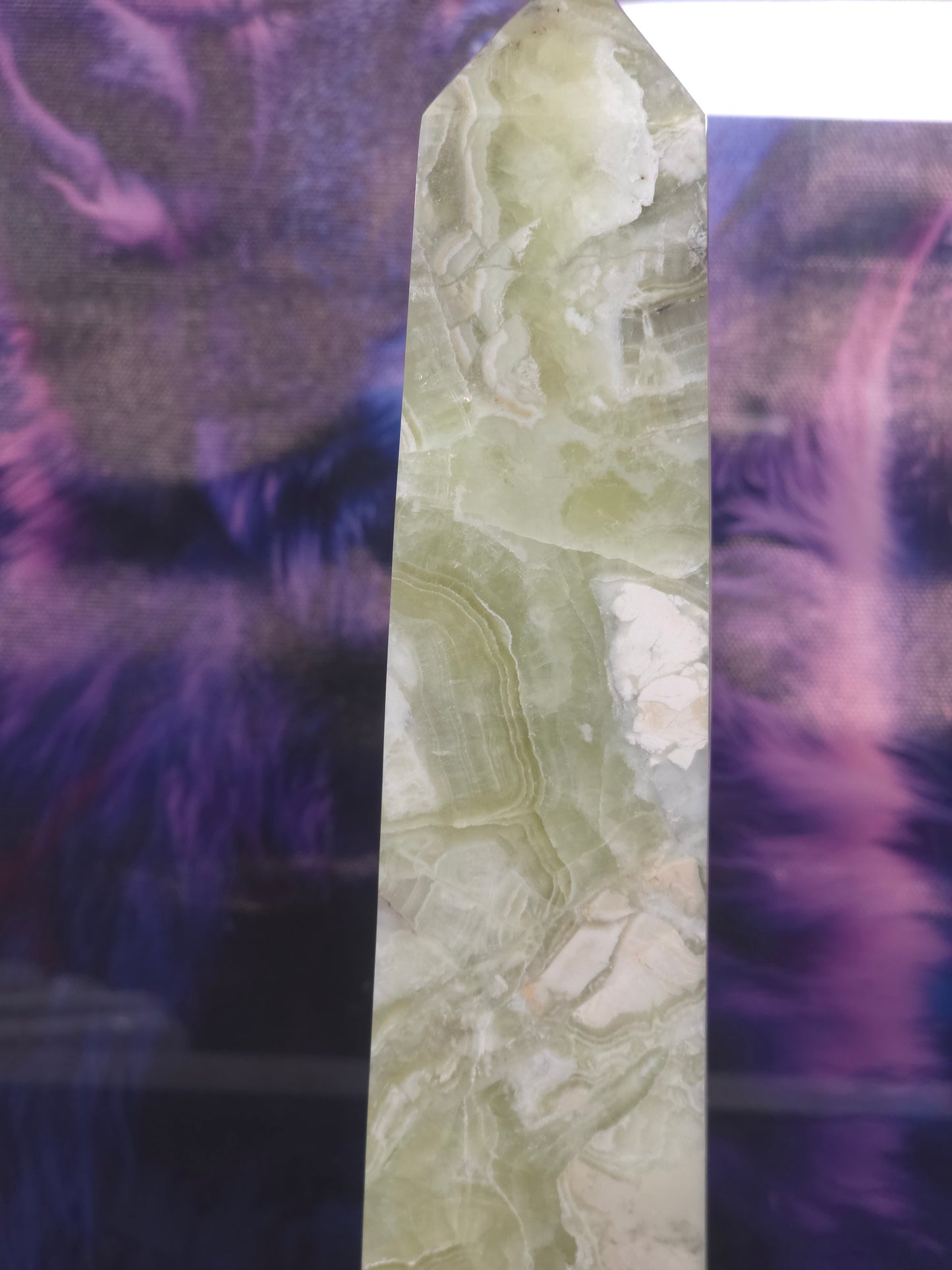 Green maligano jasper 21cm tower no 13