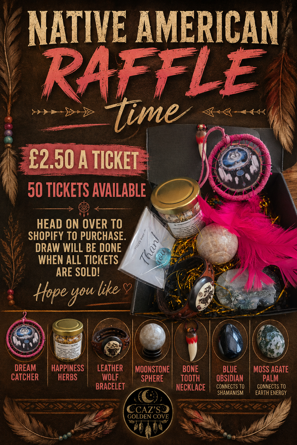 Native american raffle no 2