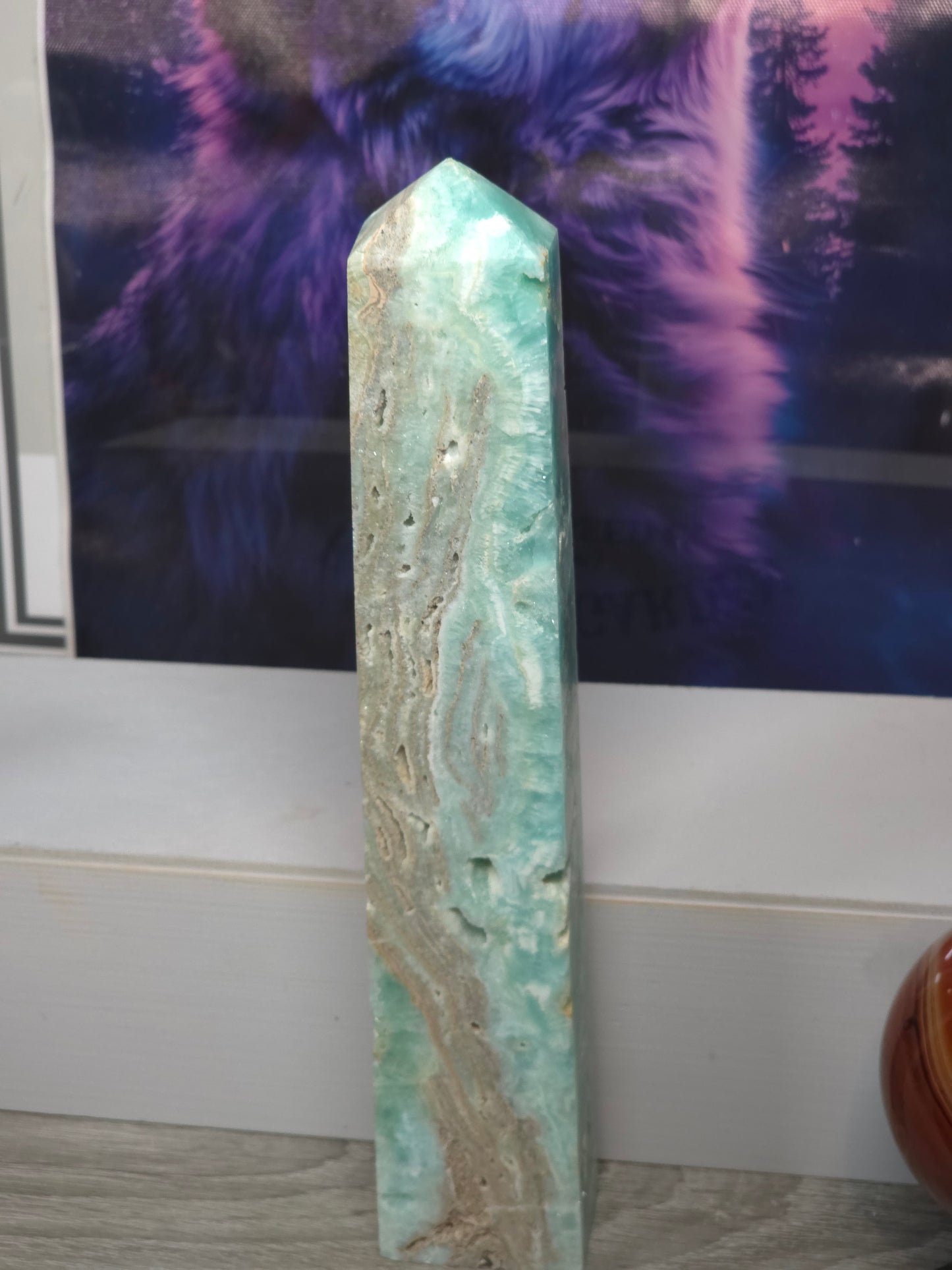 Hemimorphite tower large tall 2 789grams