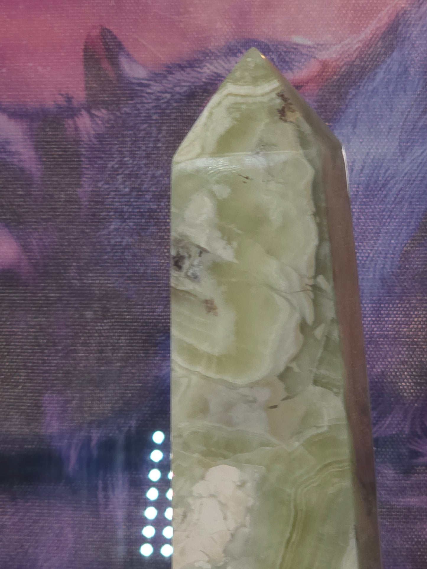 Green maligano jasper Indonesia 21cm tower no 8