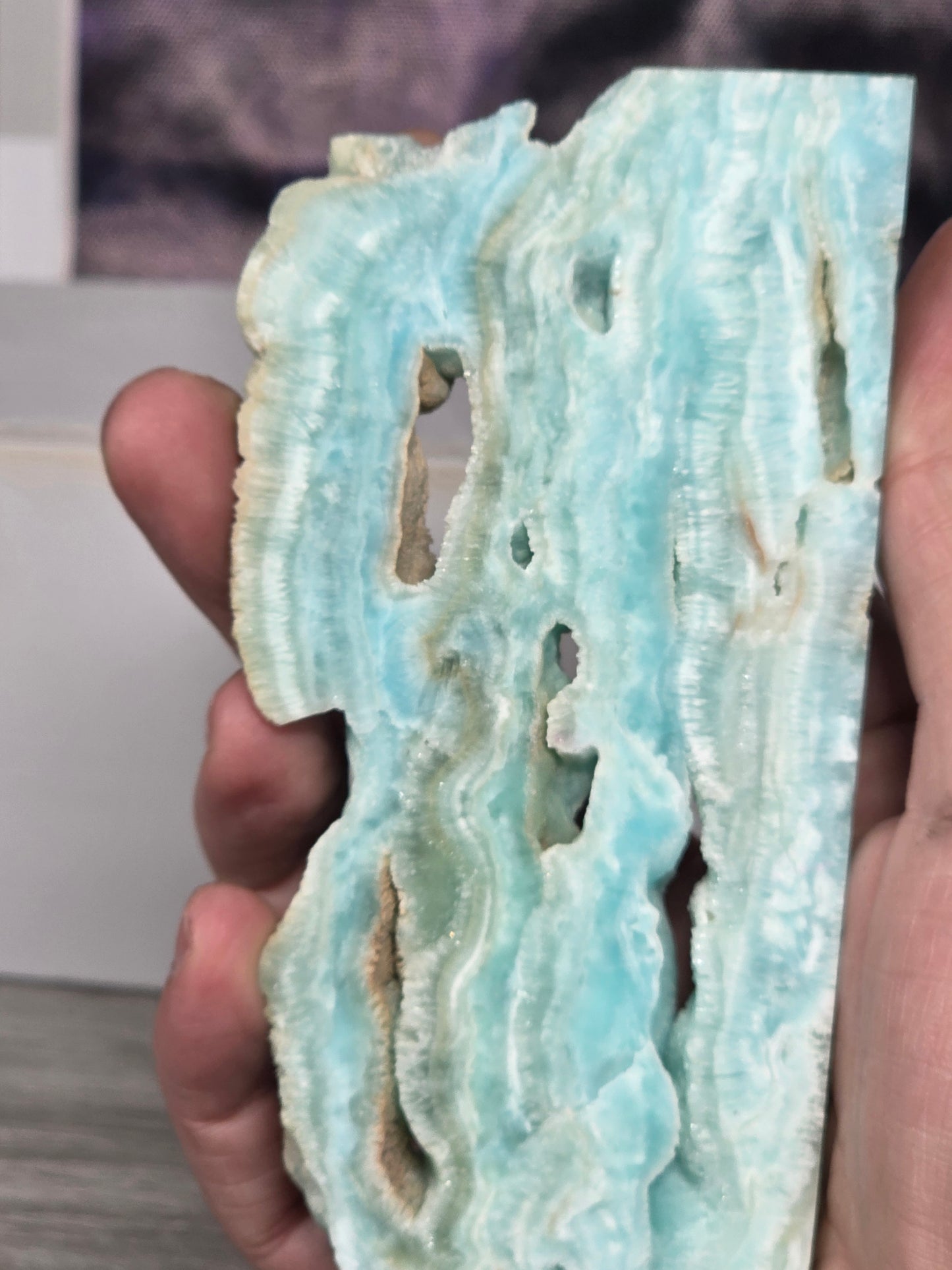 Hemimorphite slab 2