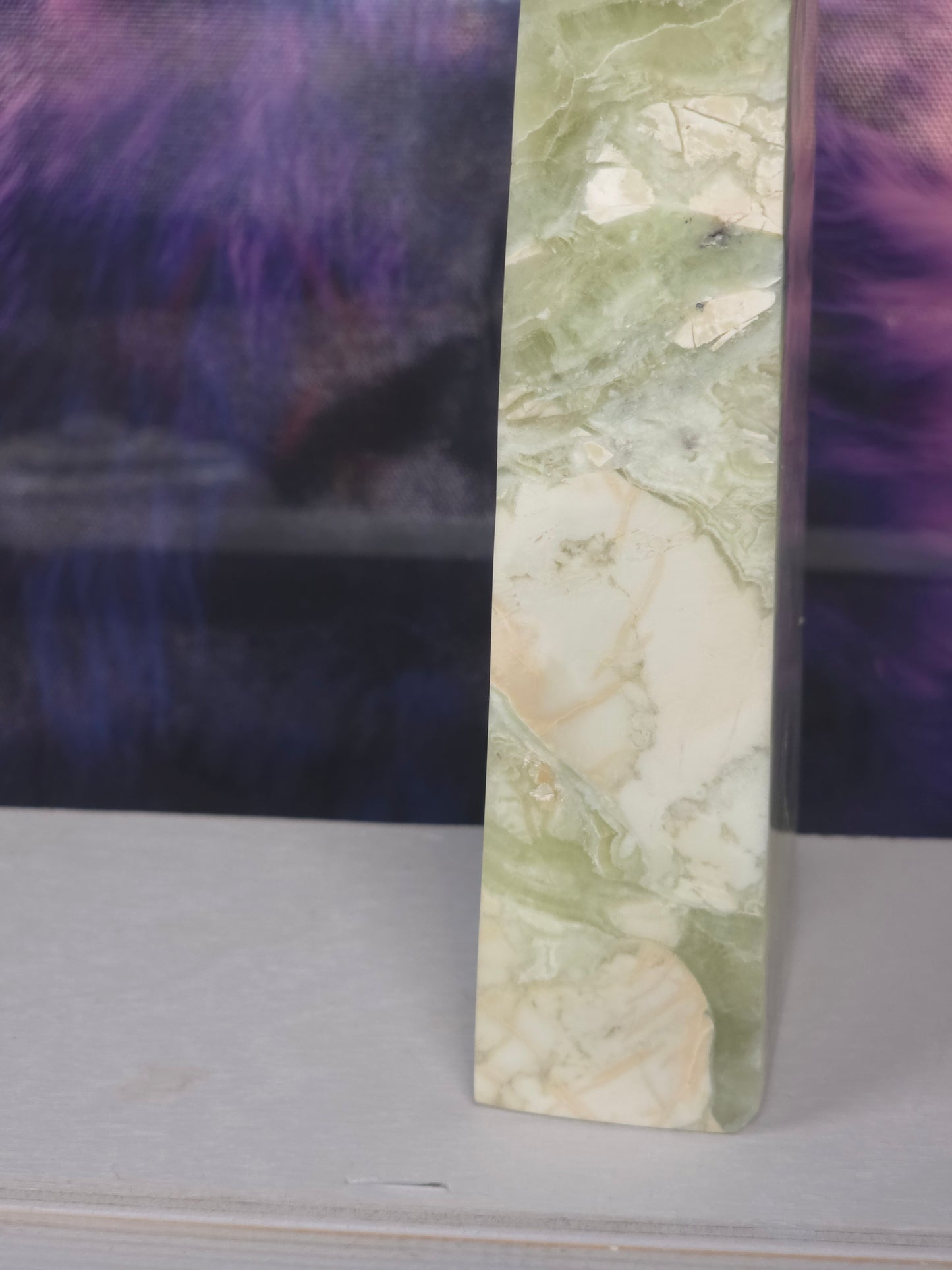 Green maligano jasper Indonesia 21cm tower no 8