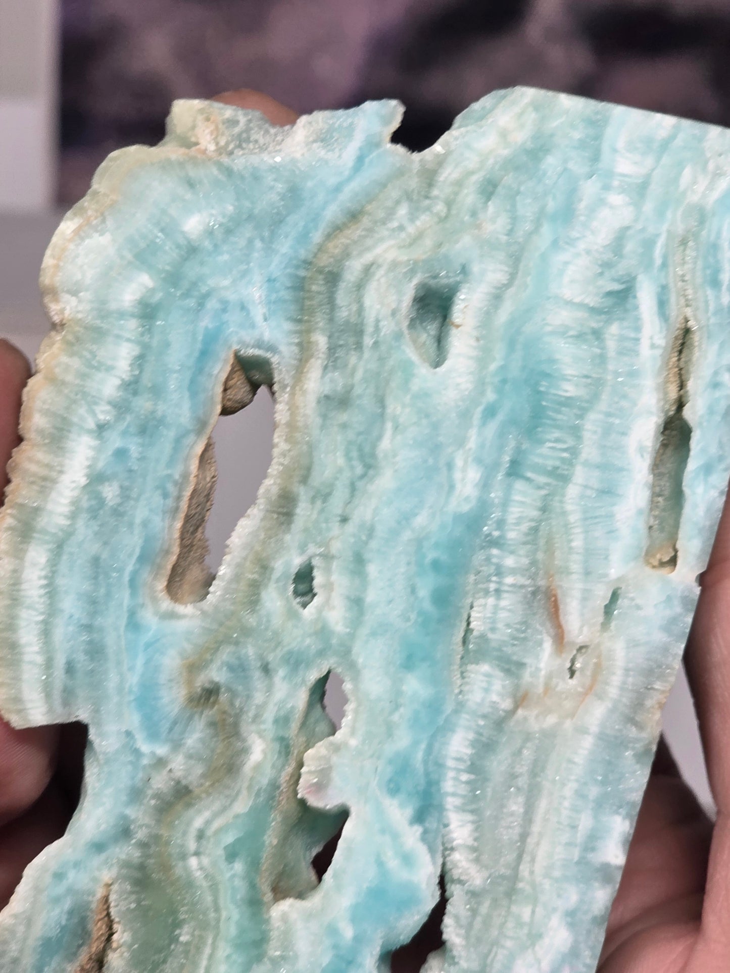 Hemimorphite slab 2