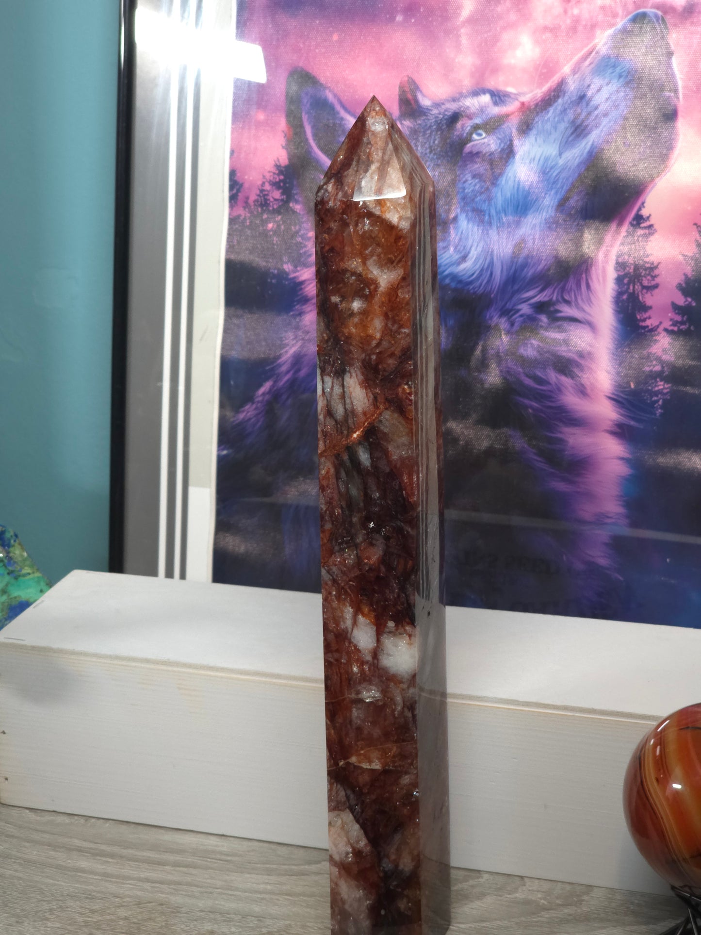 Stunning fire quartz statement pieces over 1500grams