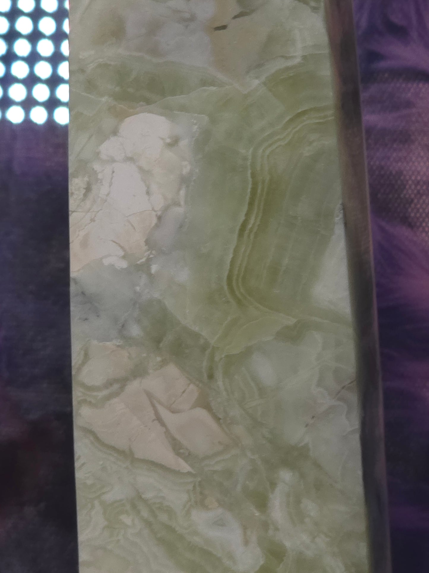 Green maligano jasper Indonesia 21cm tower no 8