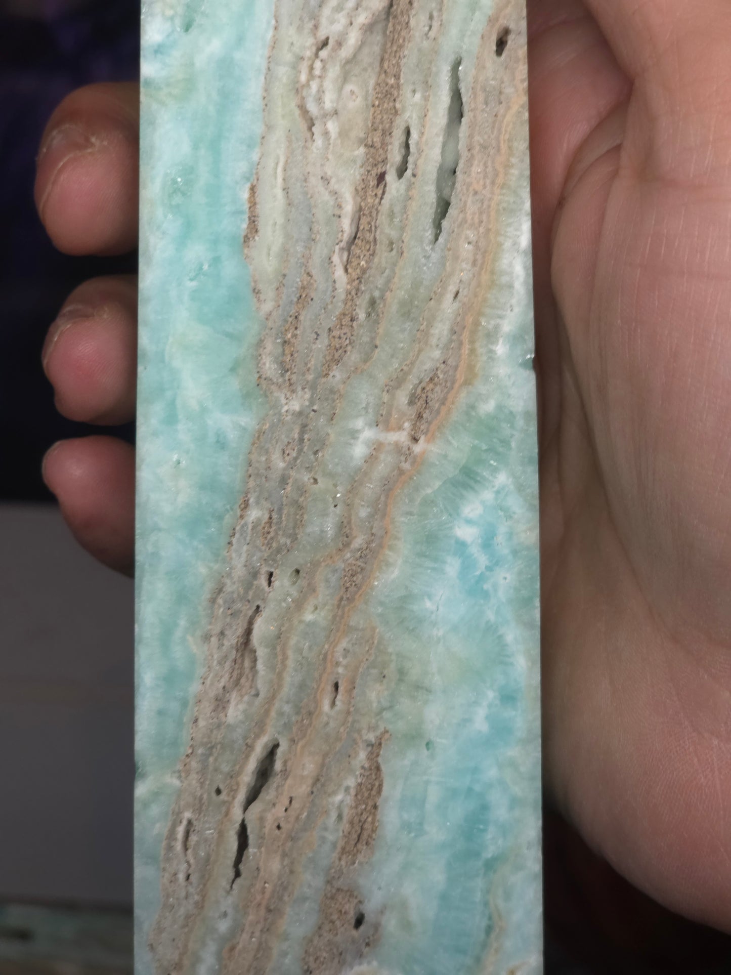 Hemimorphite tower large tall 2 789grams