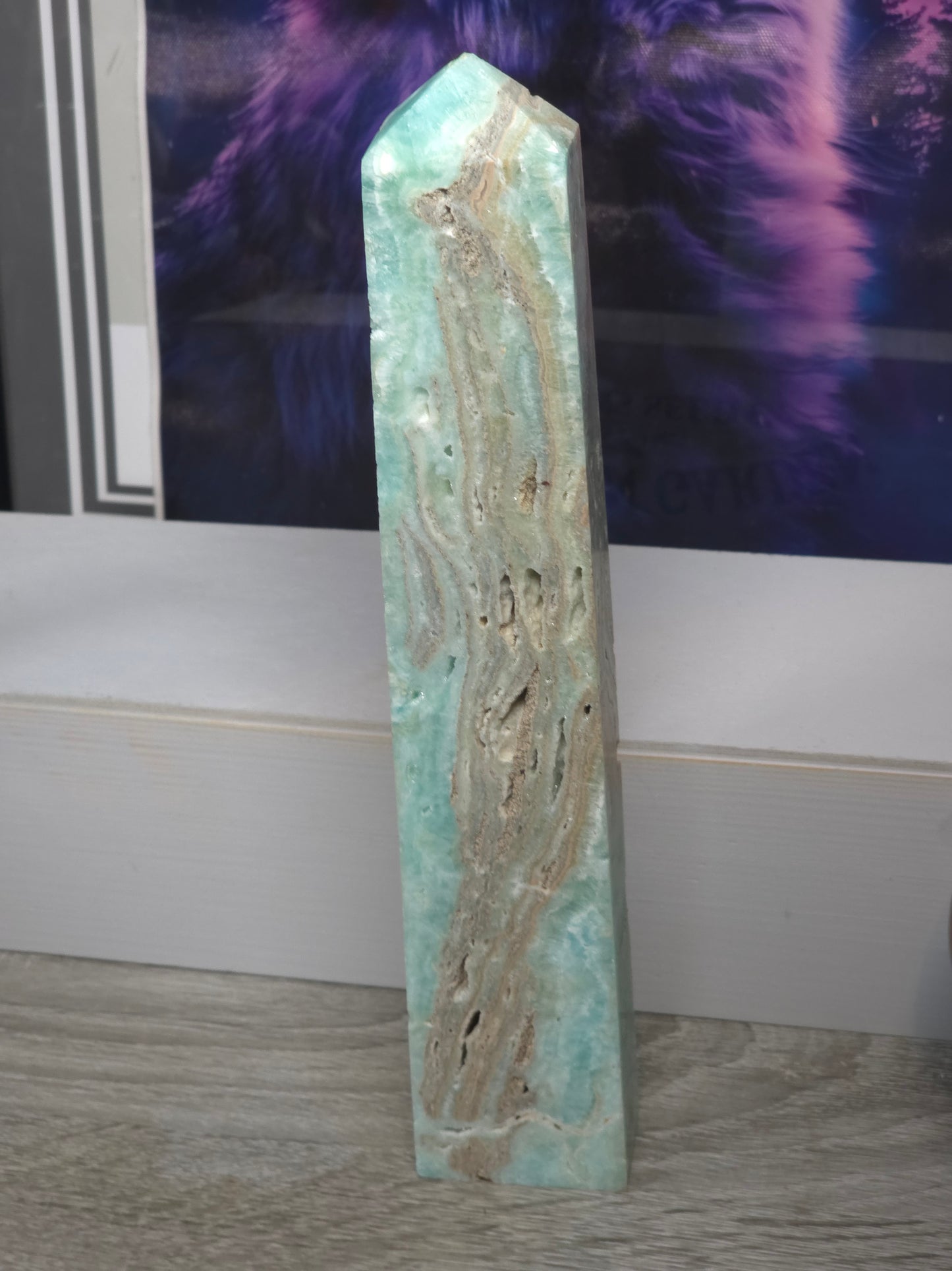 Hemimorphite tower large tall 2 789grams
