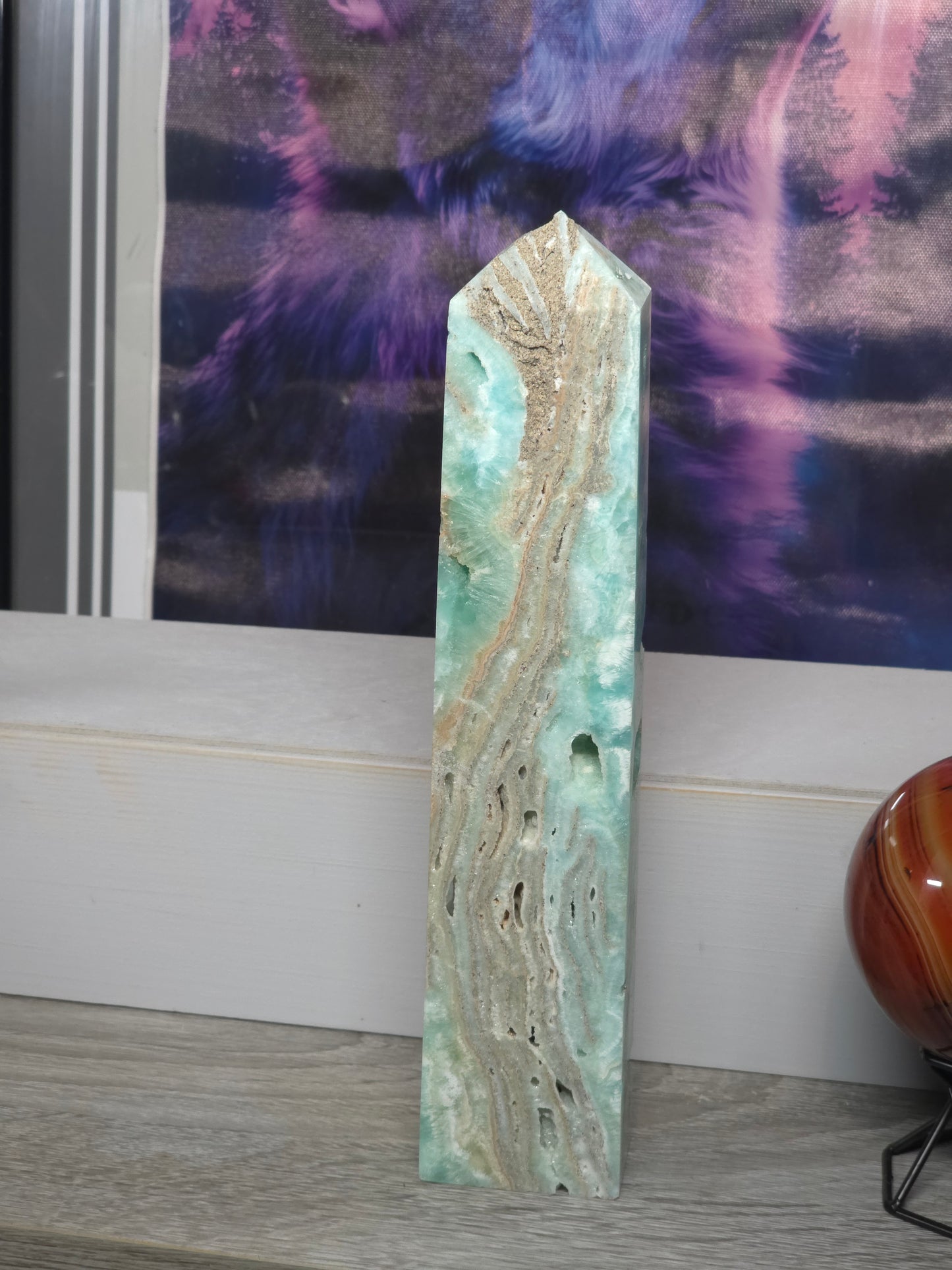 Hemimorphite tower large tall