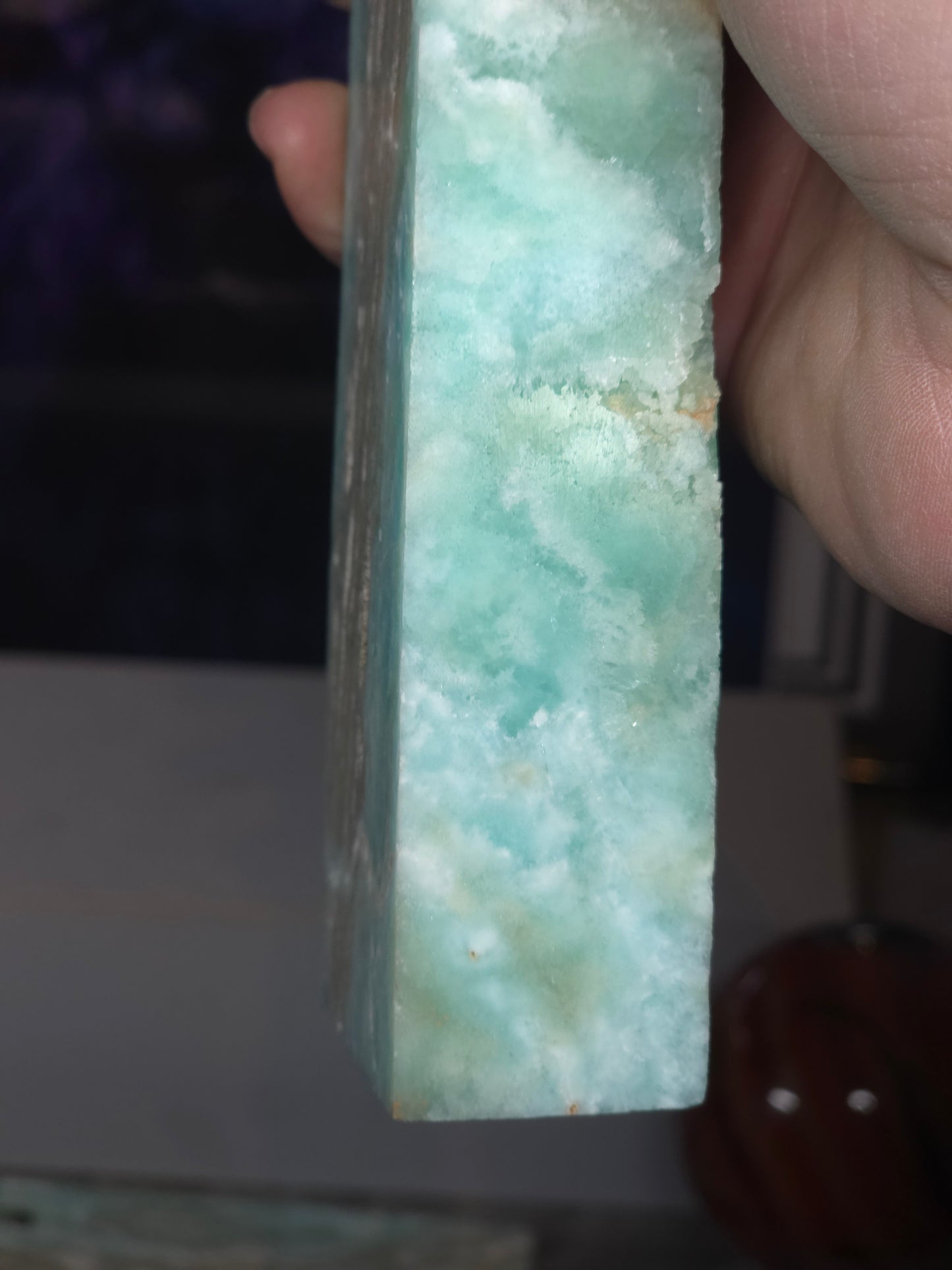 Hemimorphite tower large tall 2 789grams