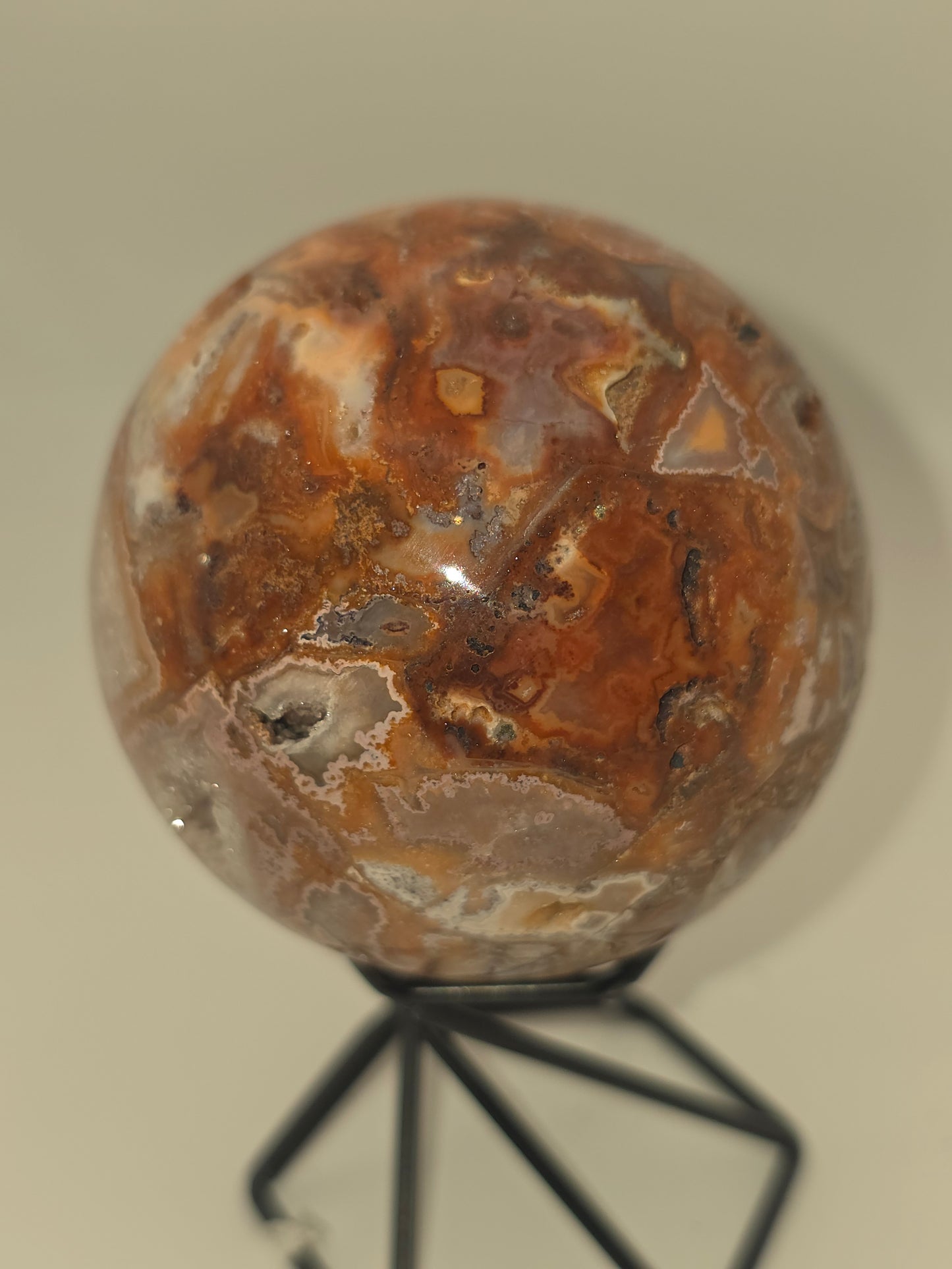 Mexican crazy lace large sphere 2