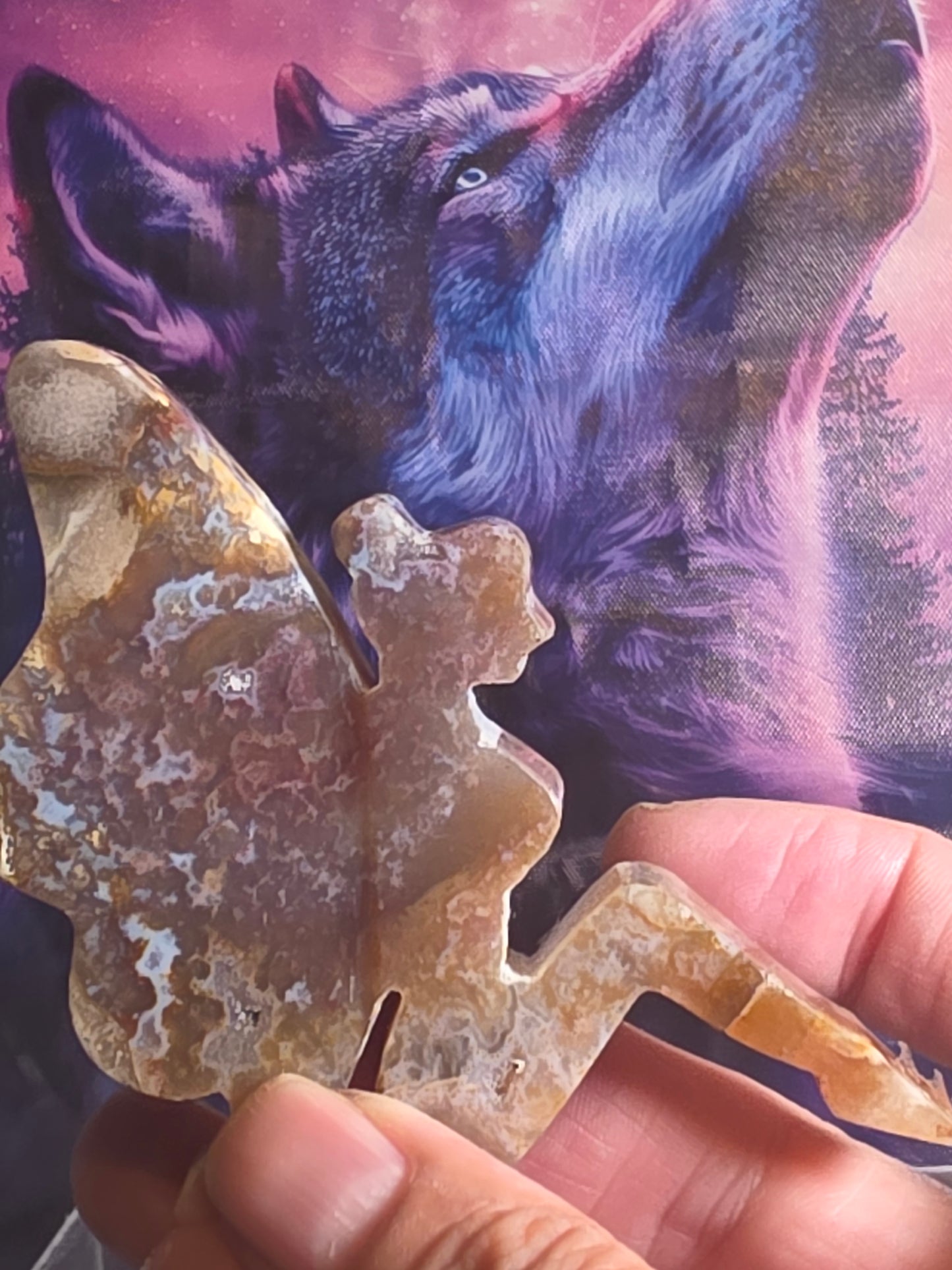 Chalcodony fairy agate Indonesia