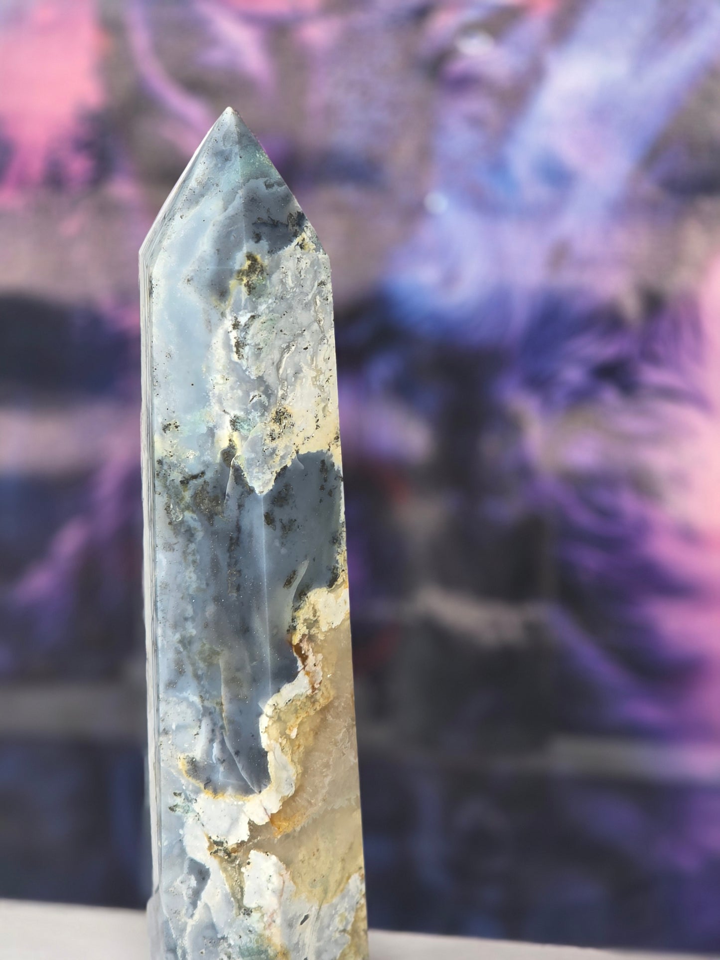 Ocean jasper 537g tower blue rare