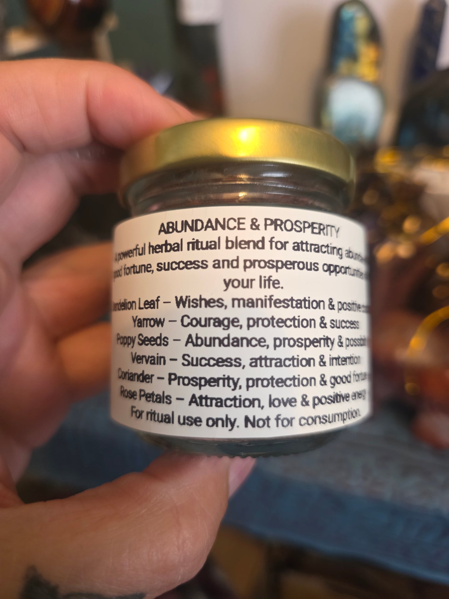 Abundance and prosperity ✨️ herbal Jar
