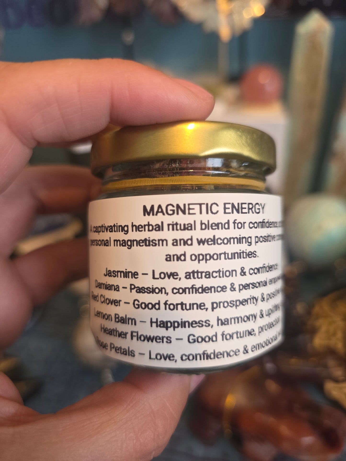 Magnetic energy Herbal jar