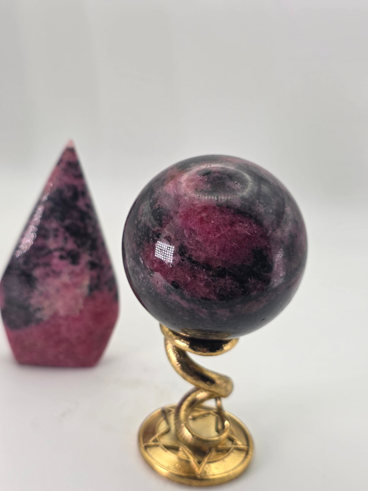 Rhodonite sphere