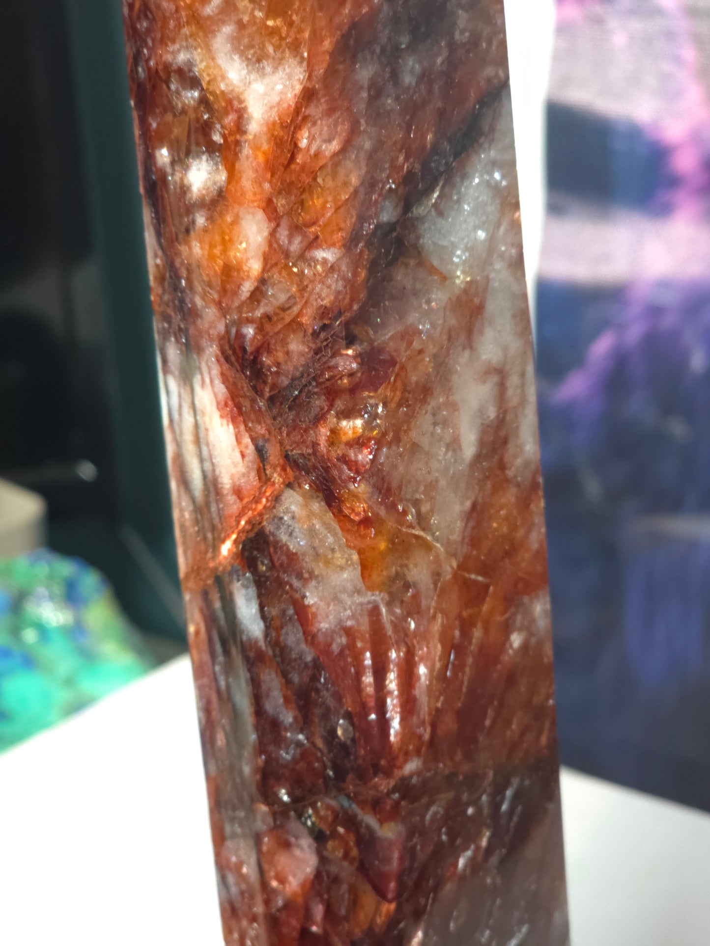 Stunning fire quartz statement pieces over 1500grams