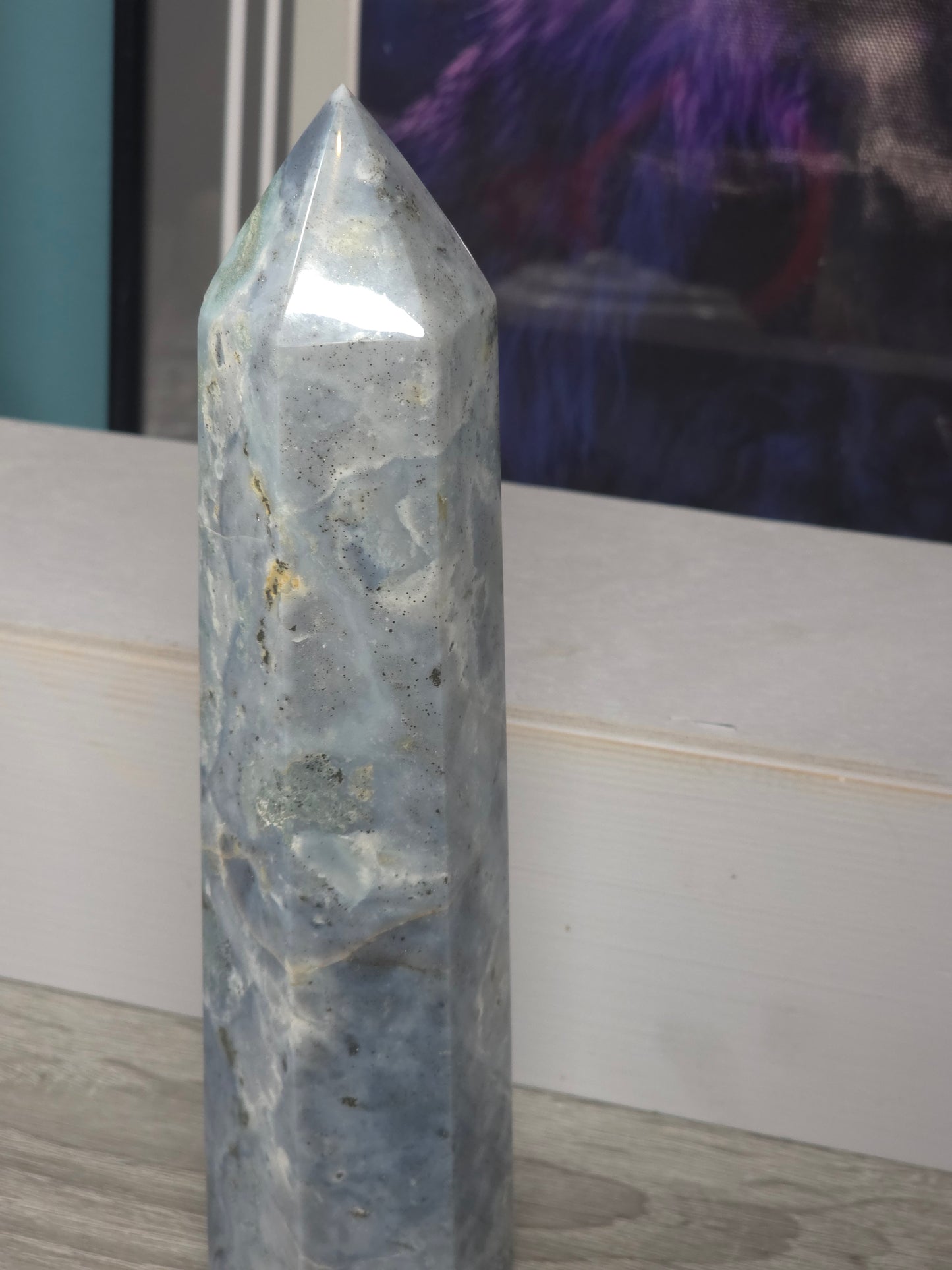 Ocean jasper 537g tower blue rare