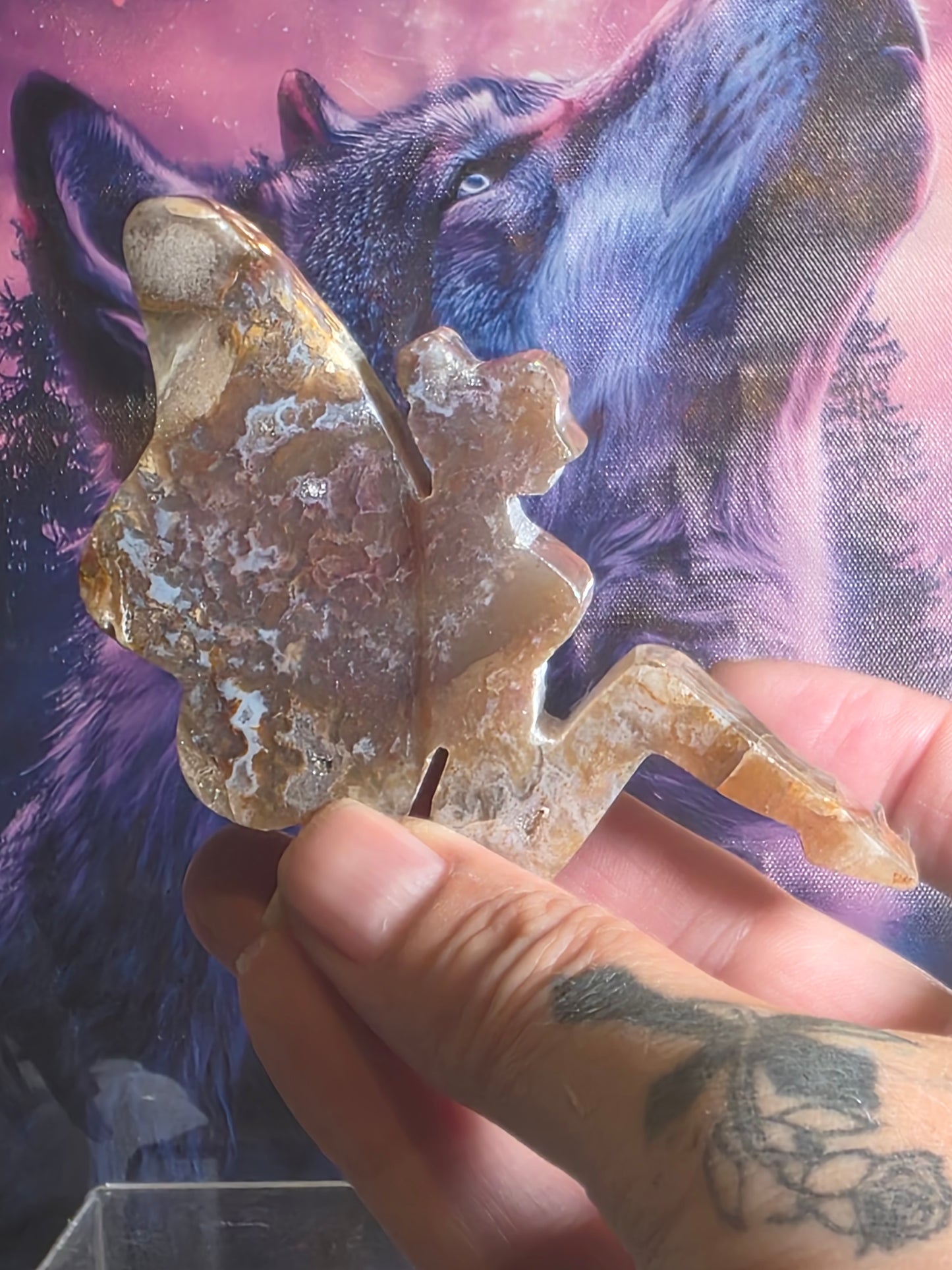 Chalcodony fairy agate Indonesia