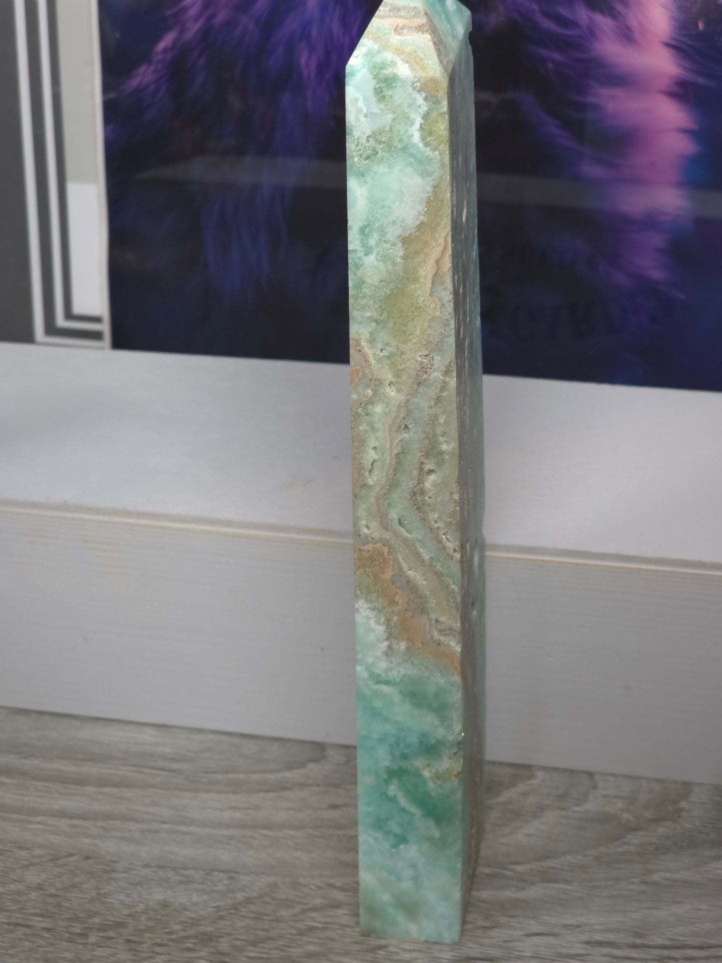 Hemimorphite tower large tall 2 789grams