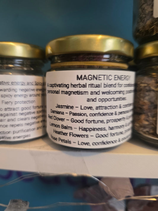 Magnetic energy Herbal jar