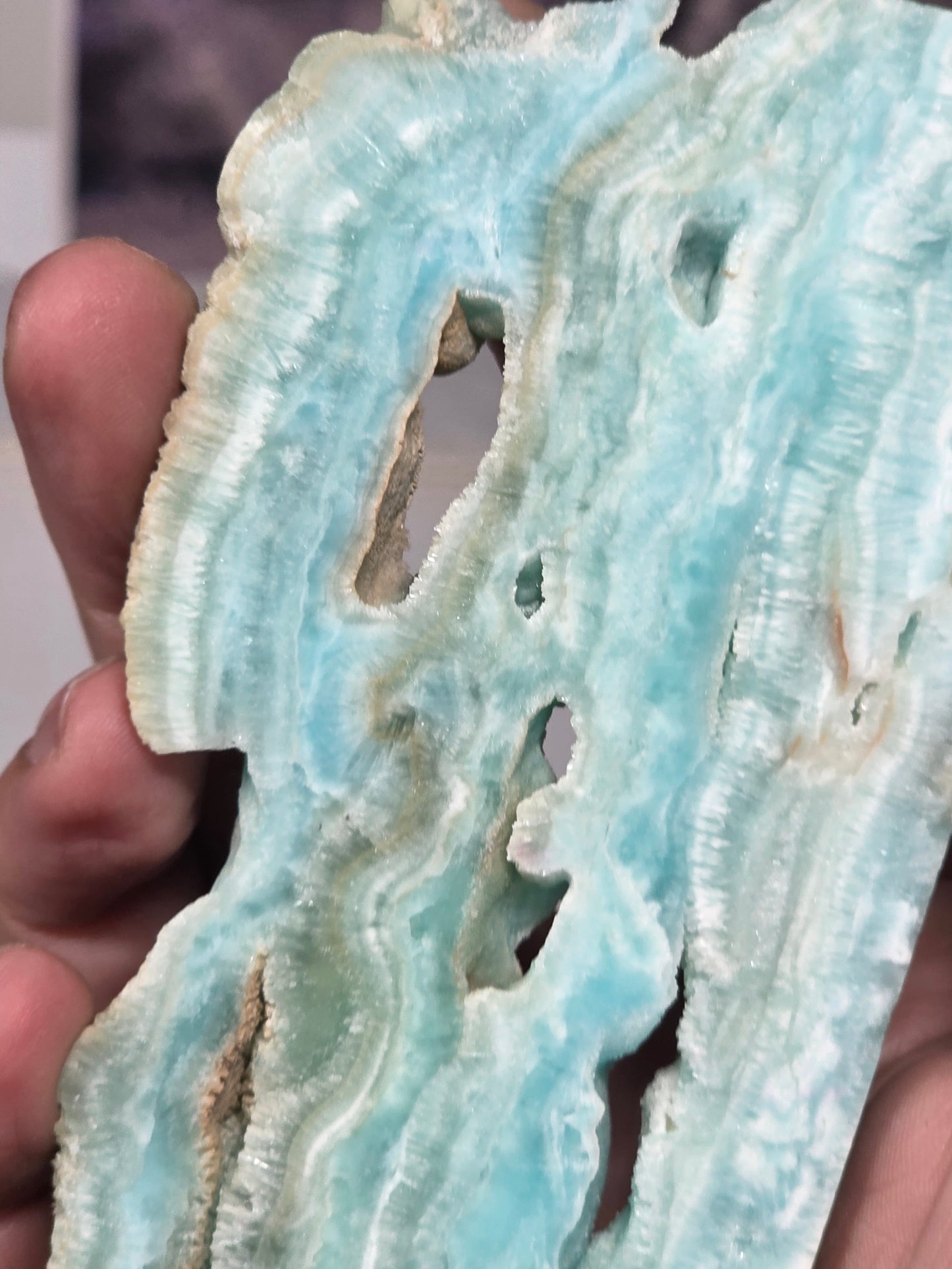 Hemimorphite slab 2