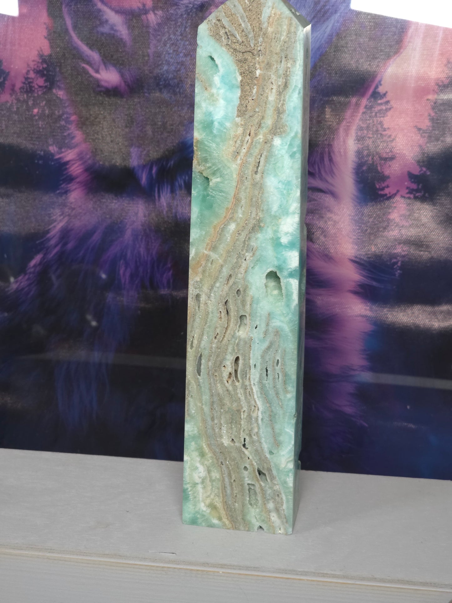 Hemimorphite tower large tall